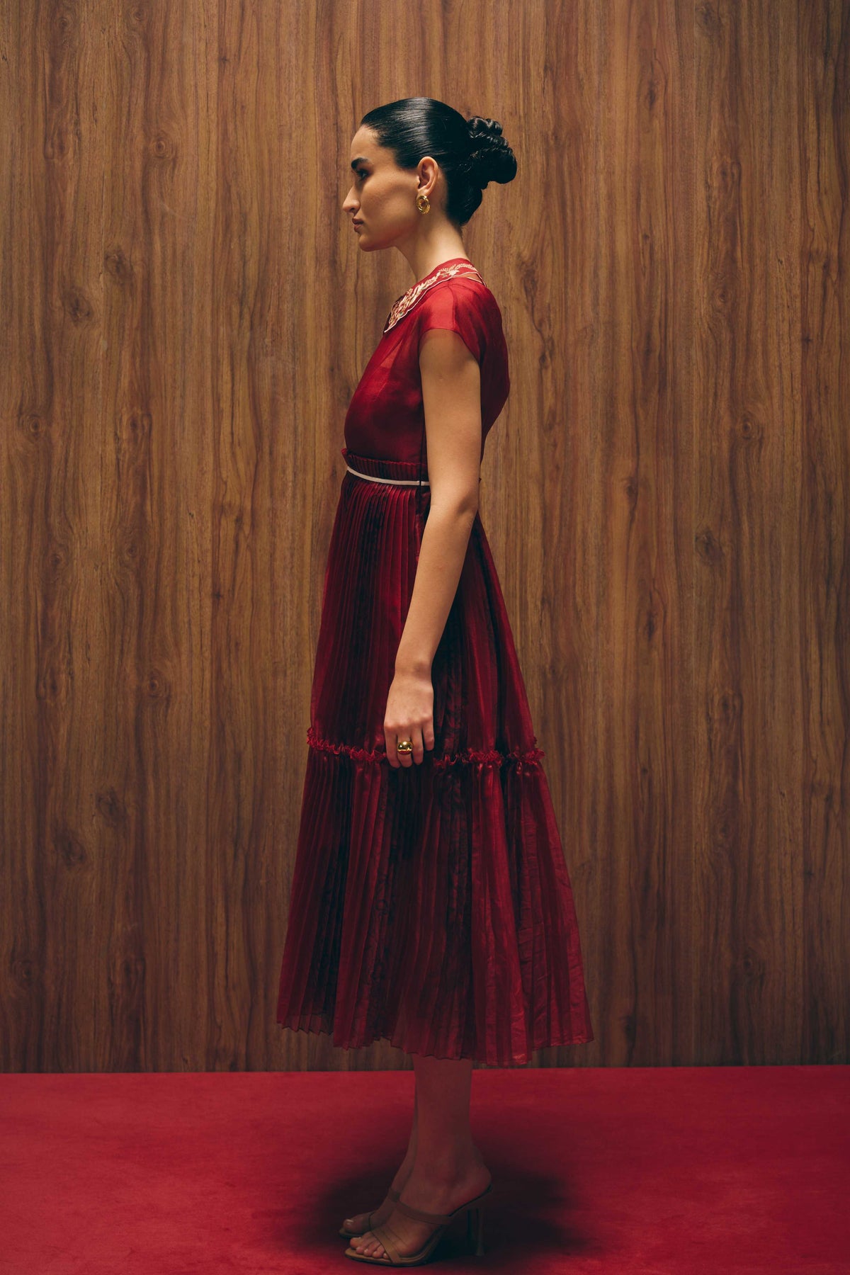 Carmine Red Dress