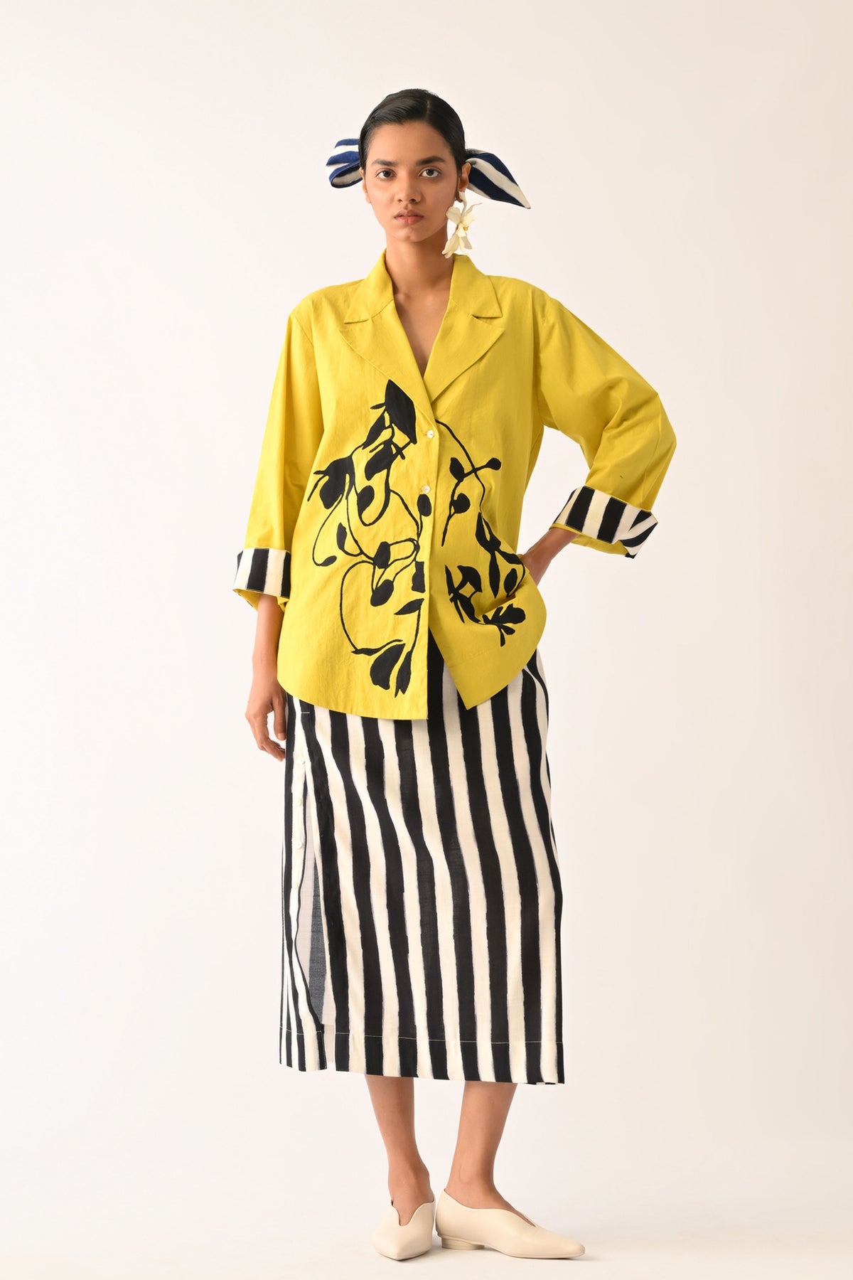 Mono Citrus Psyflora Skirt Set