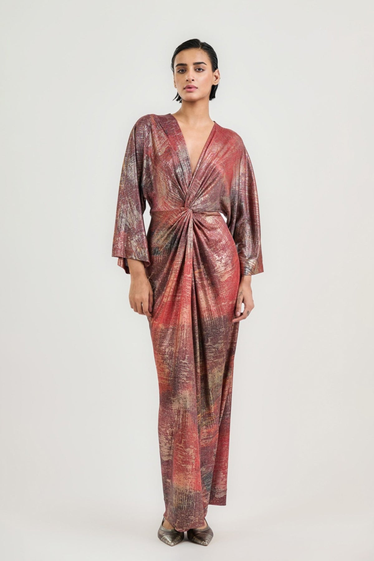 The Multicolor Knotted Dress