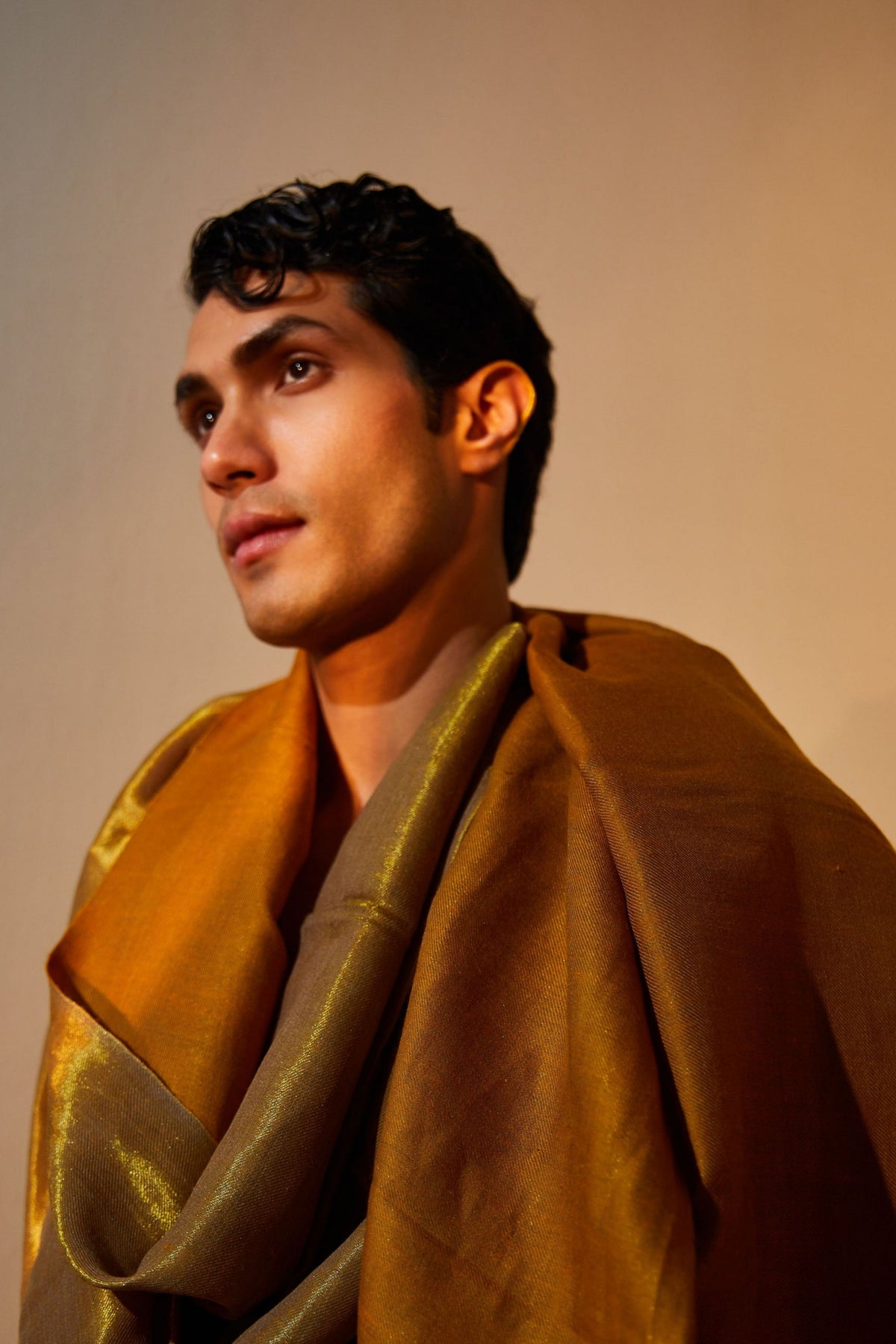 Pashmina Reversible Yellow Ocre Shawl