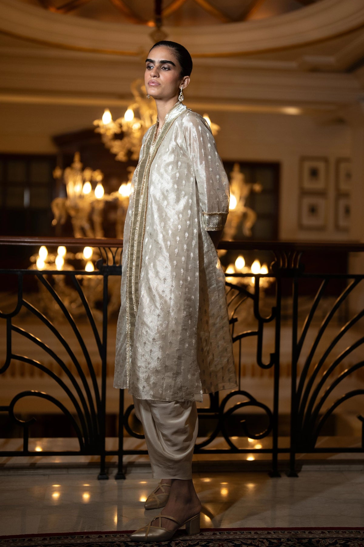 Longline Top & Dhoti Pants