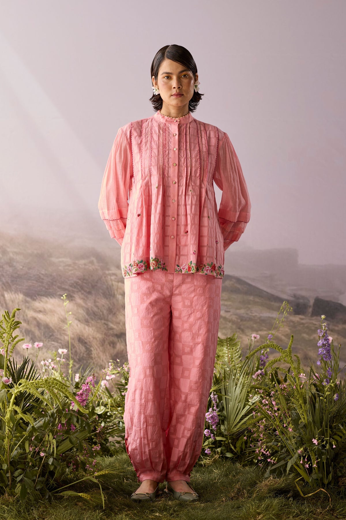 Rose Checkered Shirt