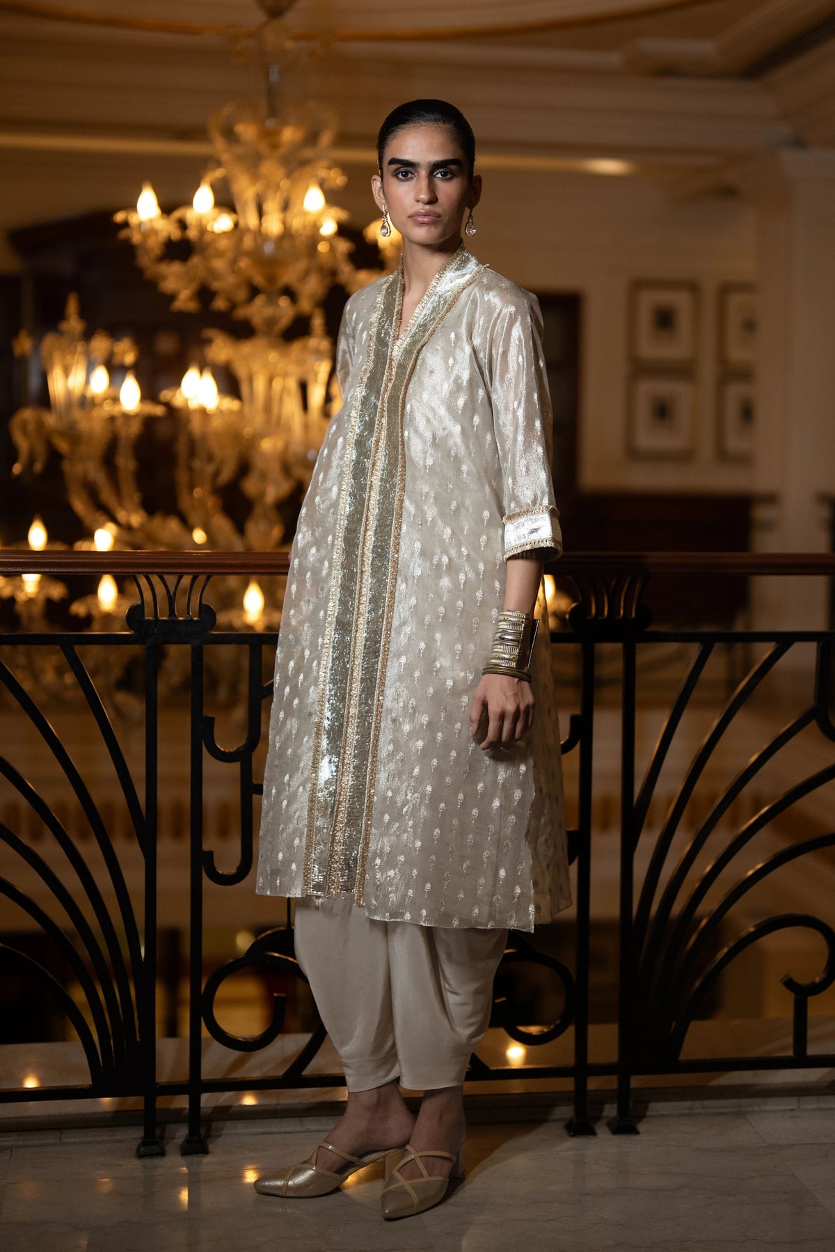 Longline Top & Dhoti Pants