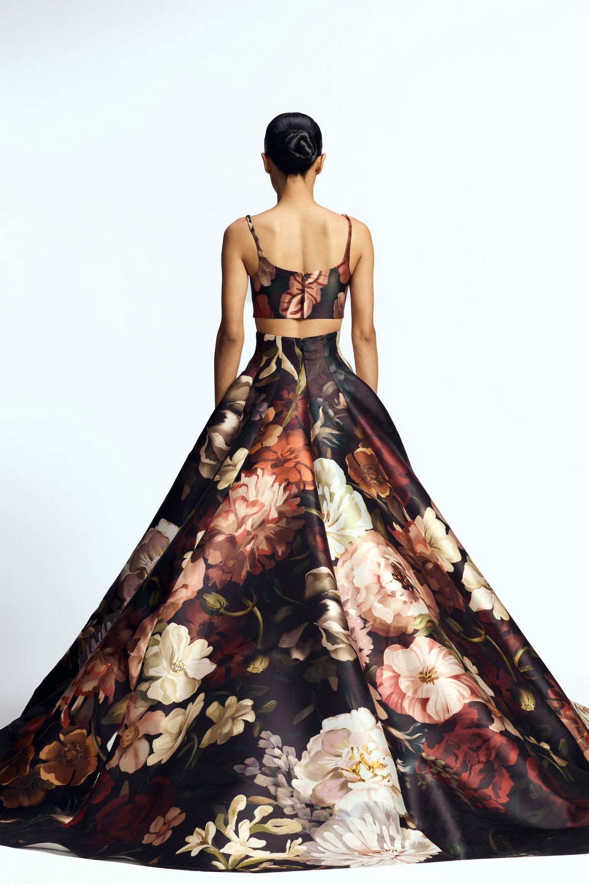 Crop Top With Voluminous Skirt