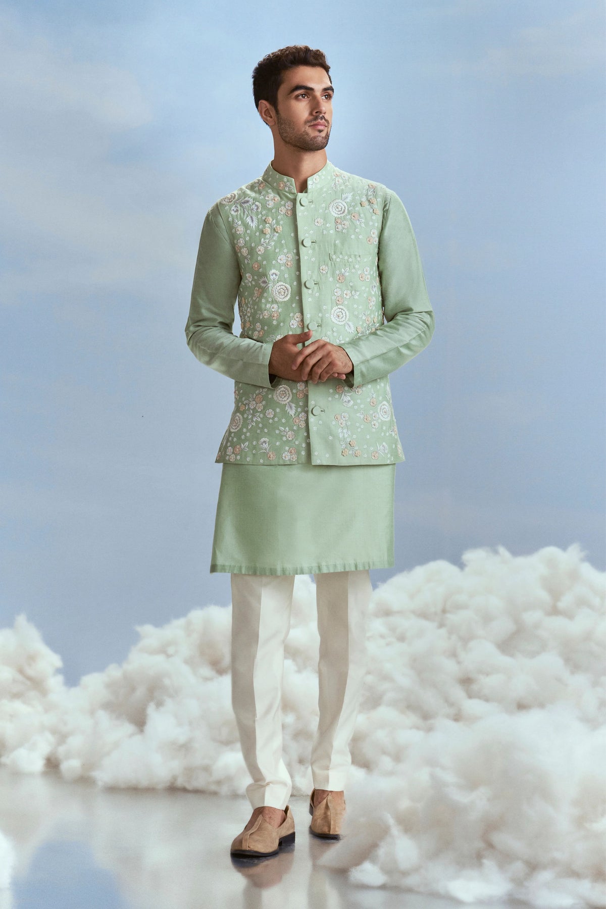 Mint Mehtab Bagh Jaal Bundi Set