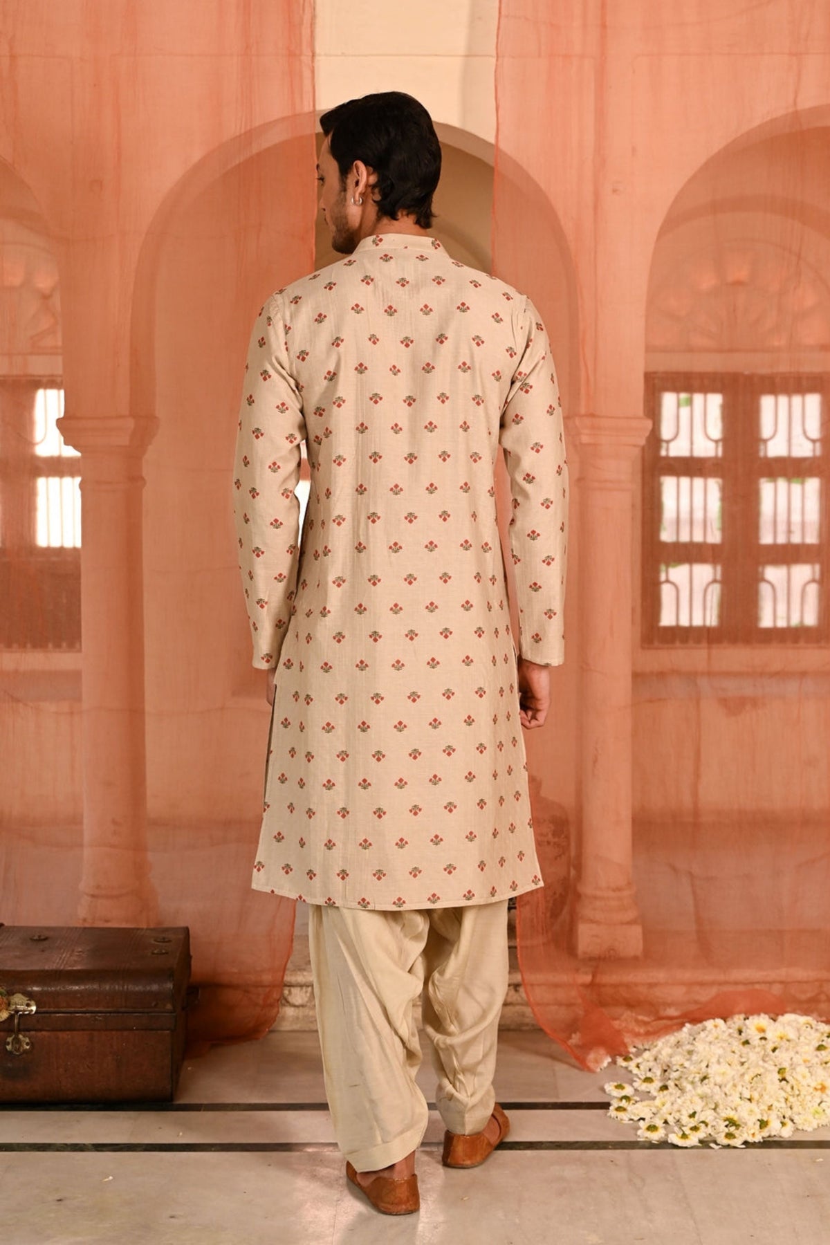 Bagh Angrakha Kurta Set