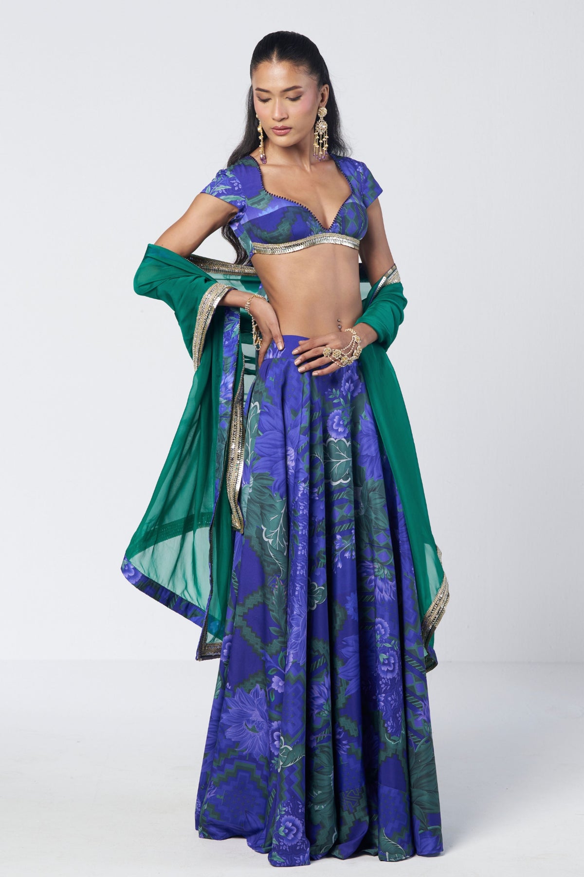Rimjhim Boho Lehenga Set