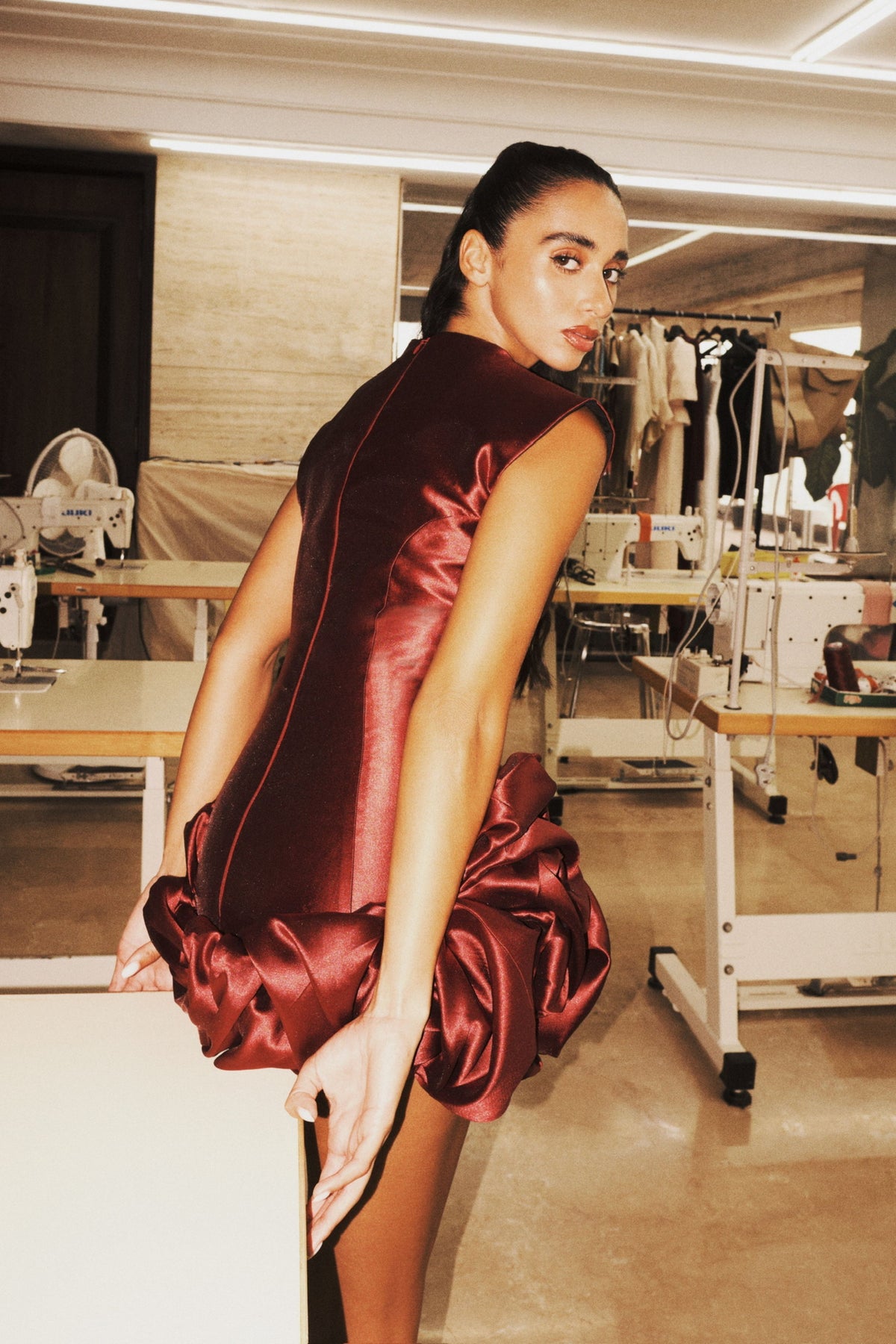 Scarlet Foam Dress