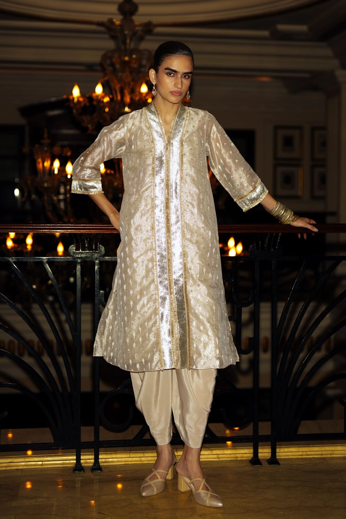 Longline Top & Dhoti Pants