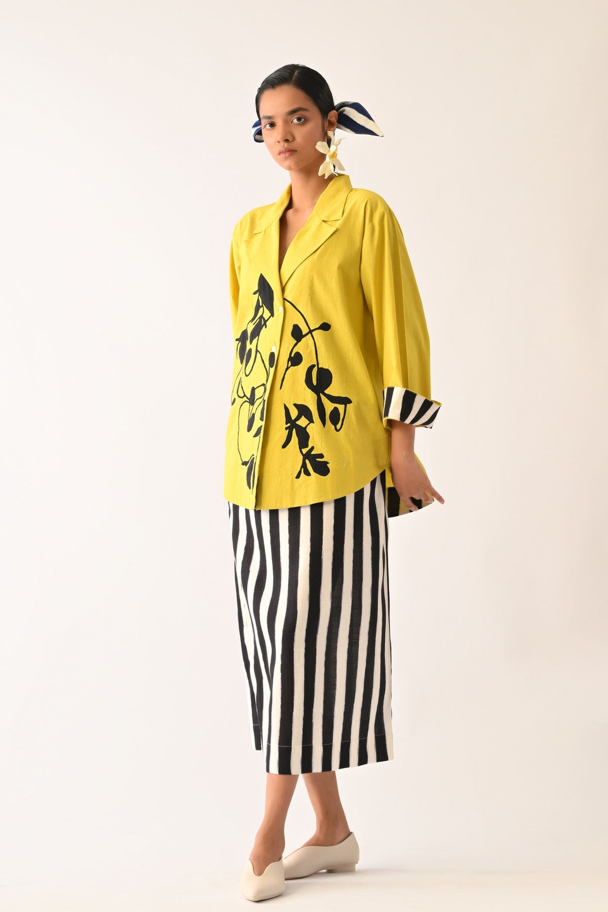 Mono Citrus Psyflora Skirt Set