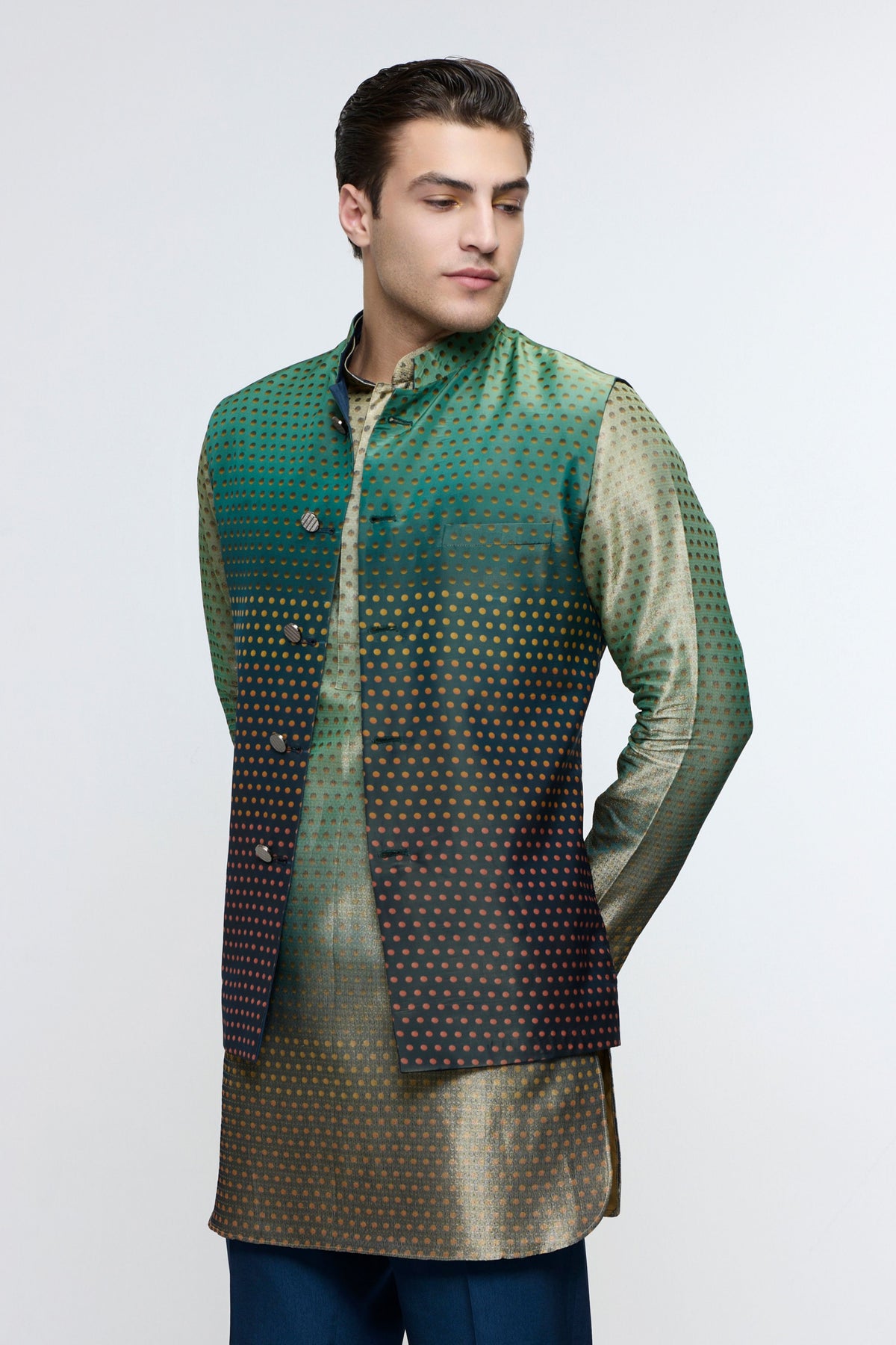 Zoravar Polka Bundi Set