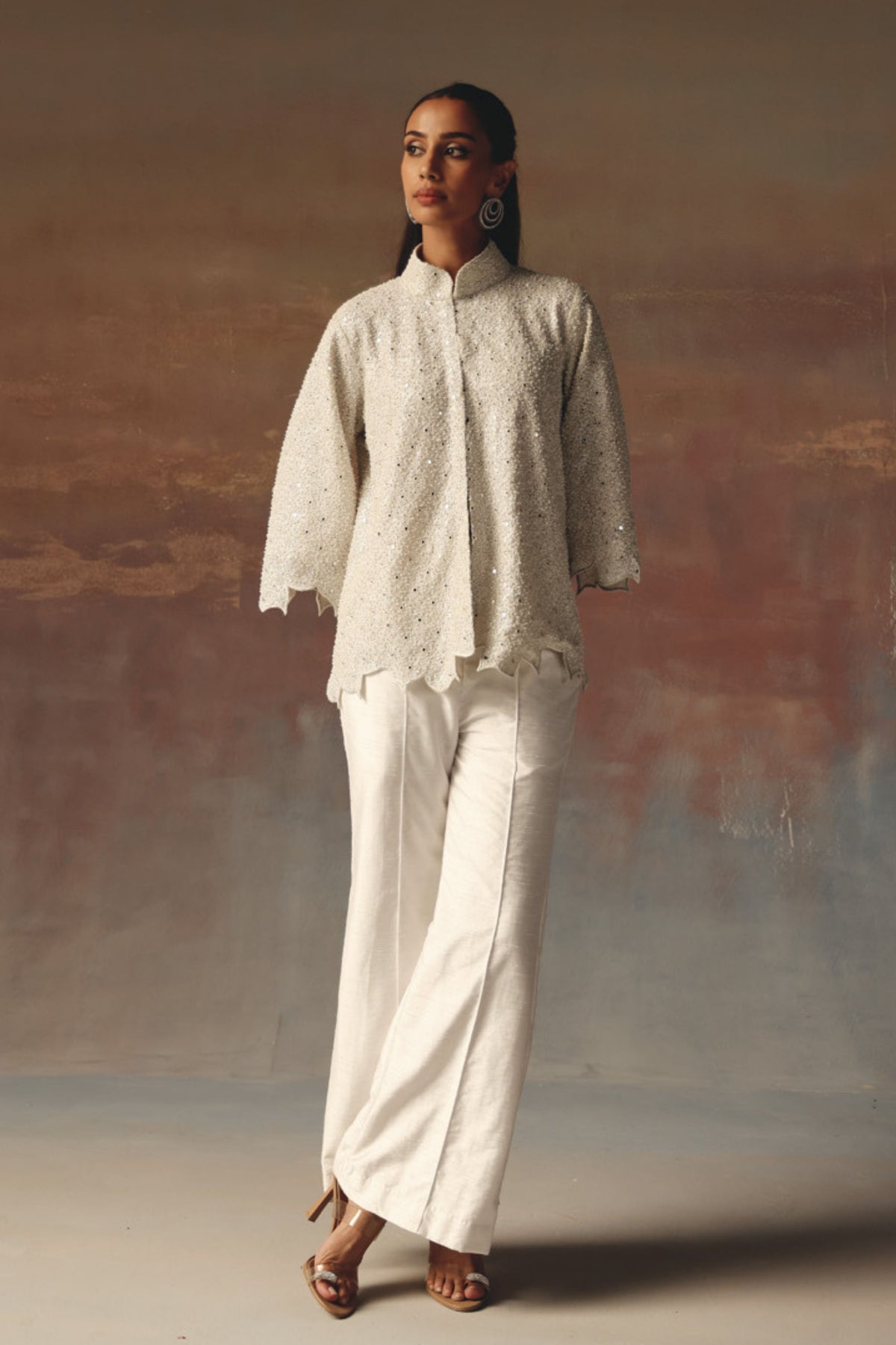 Jacket With Scallop