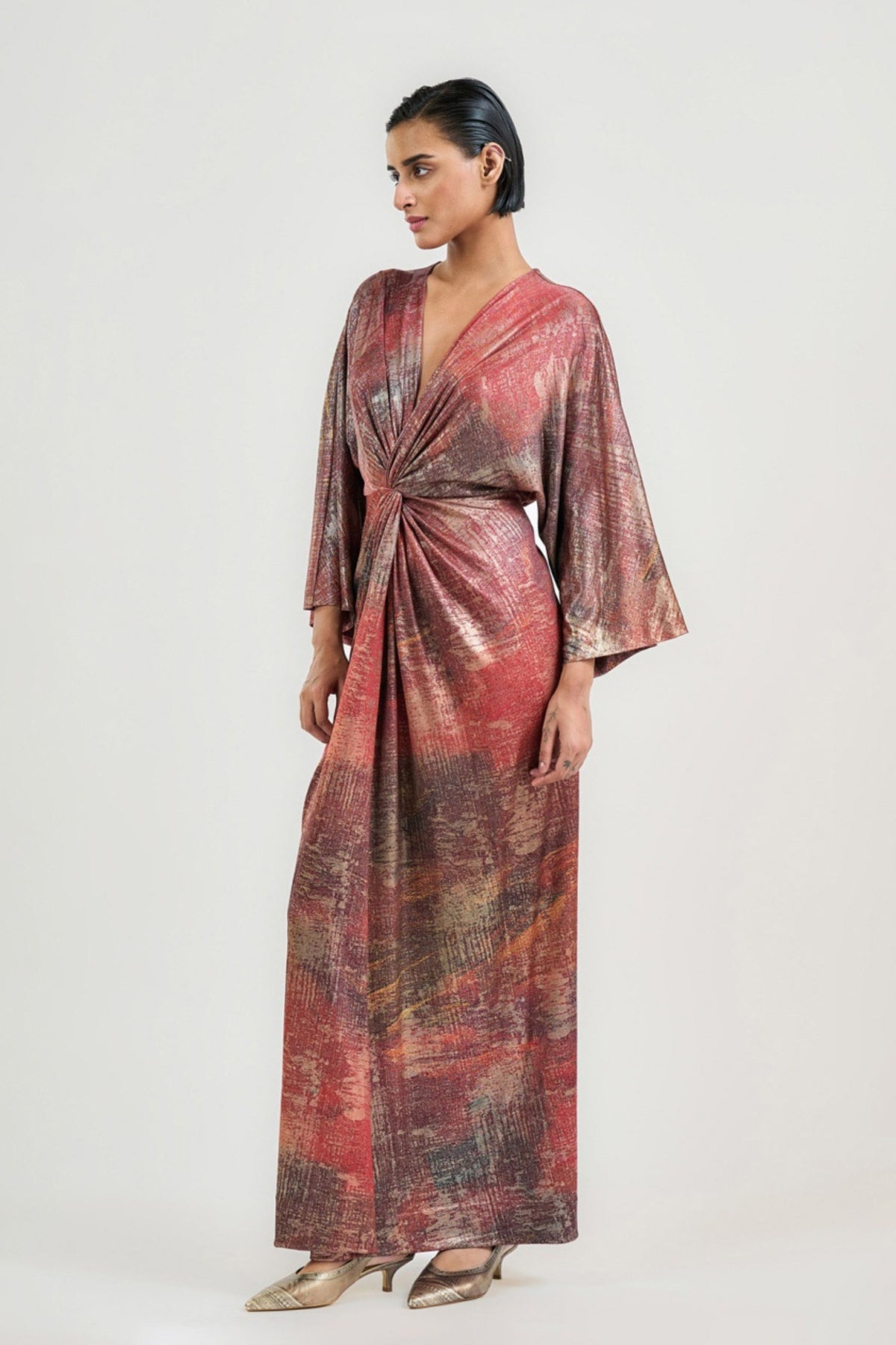 The Multicolor Knotted Dress