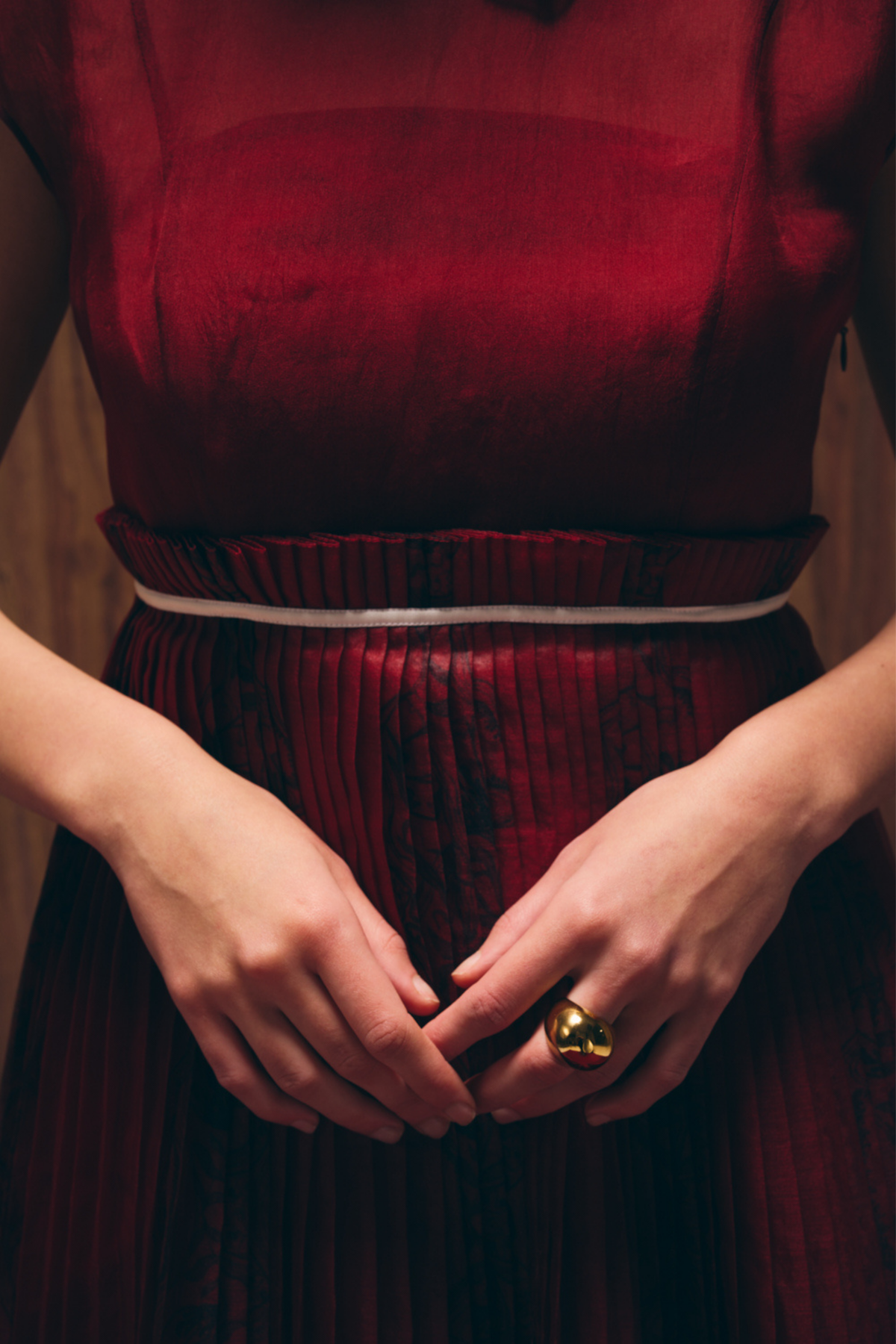 Carmine Red Dress