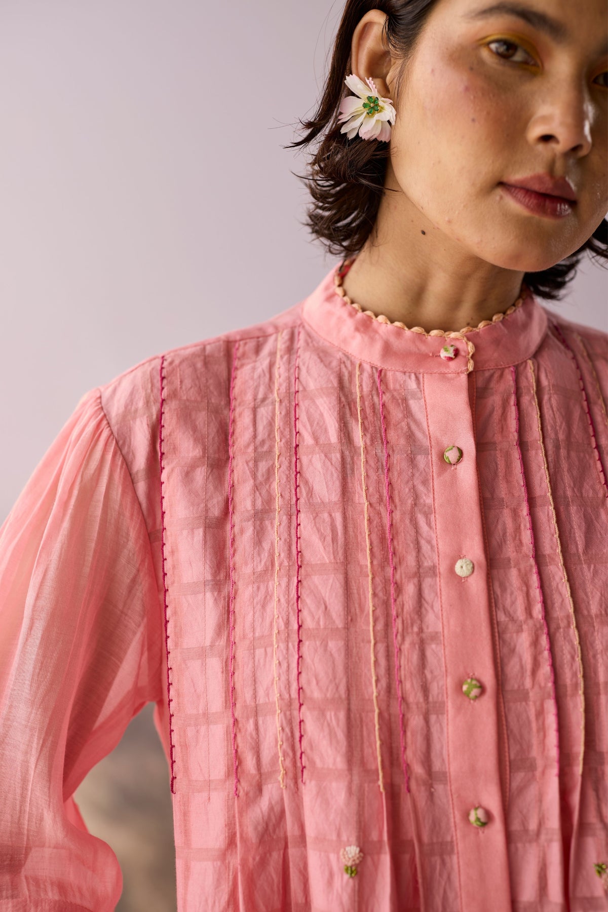 Rose Checkered Shirt
