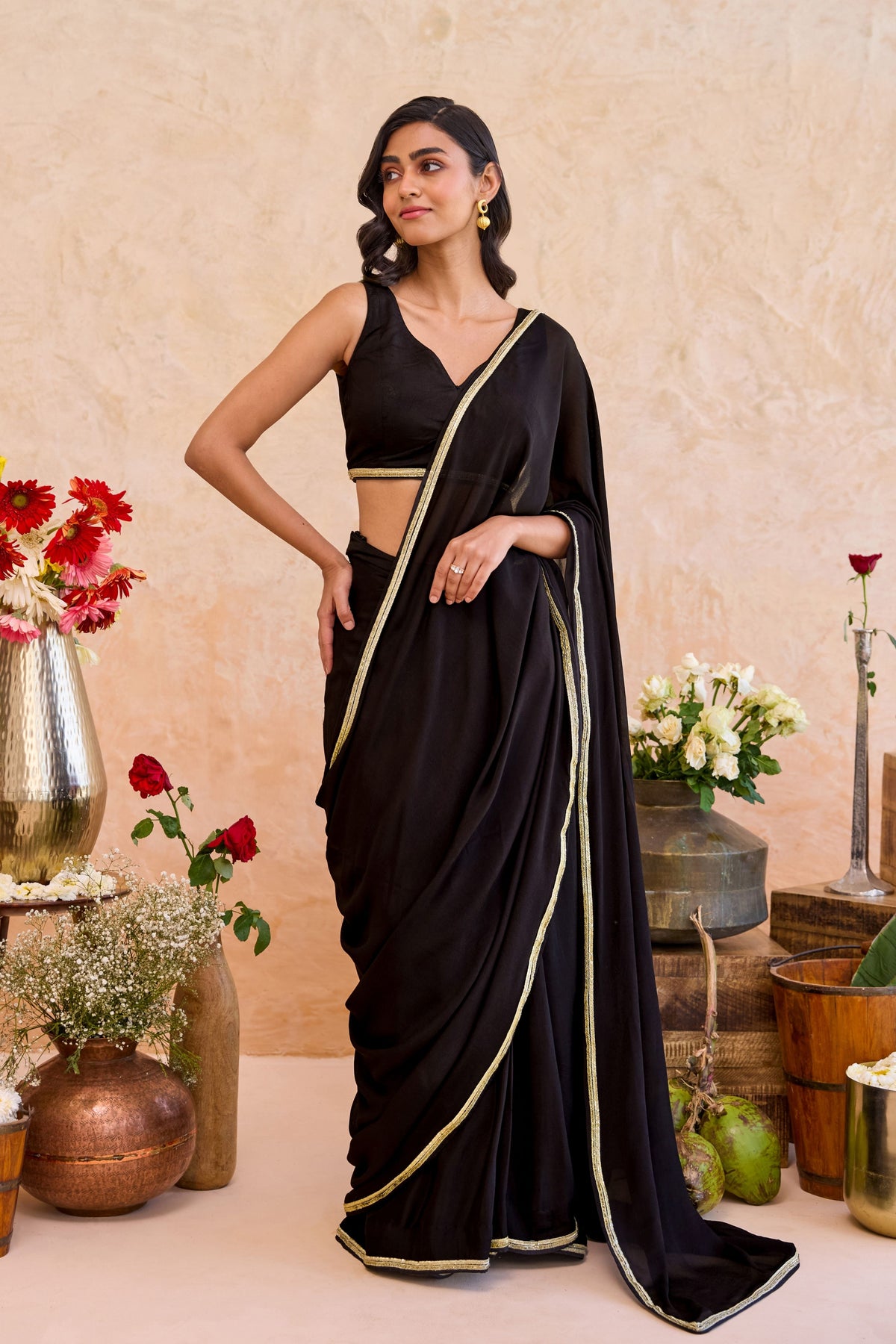 Siyahi Saree Set