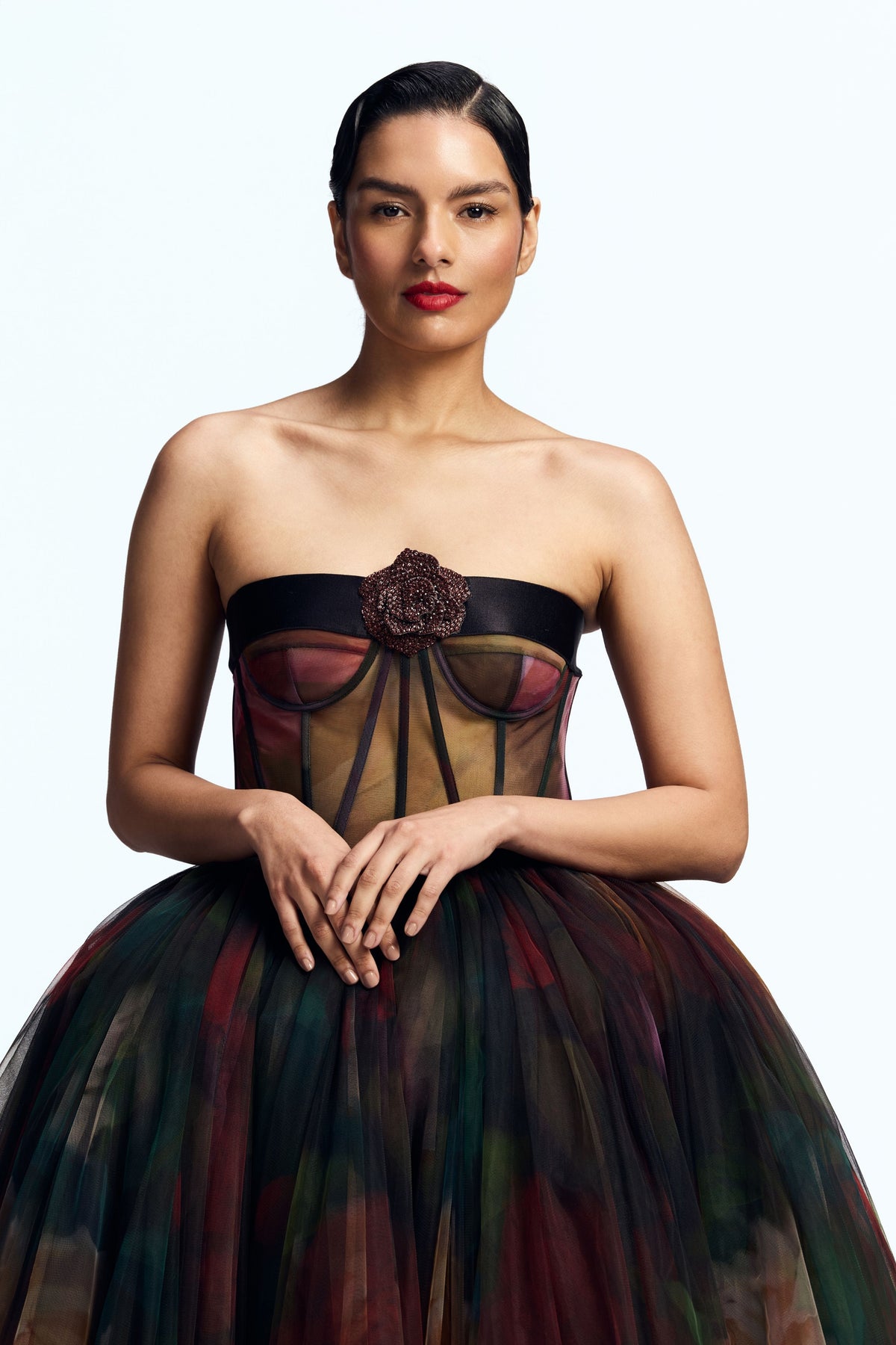 Corseted Tulle Gown