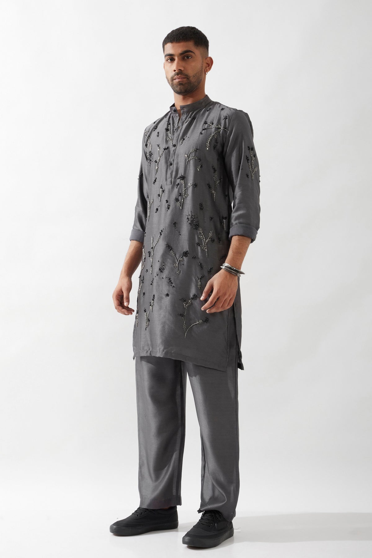 Theo Grey Kurta Set