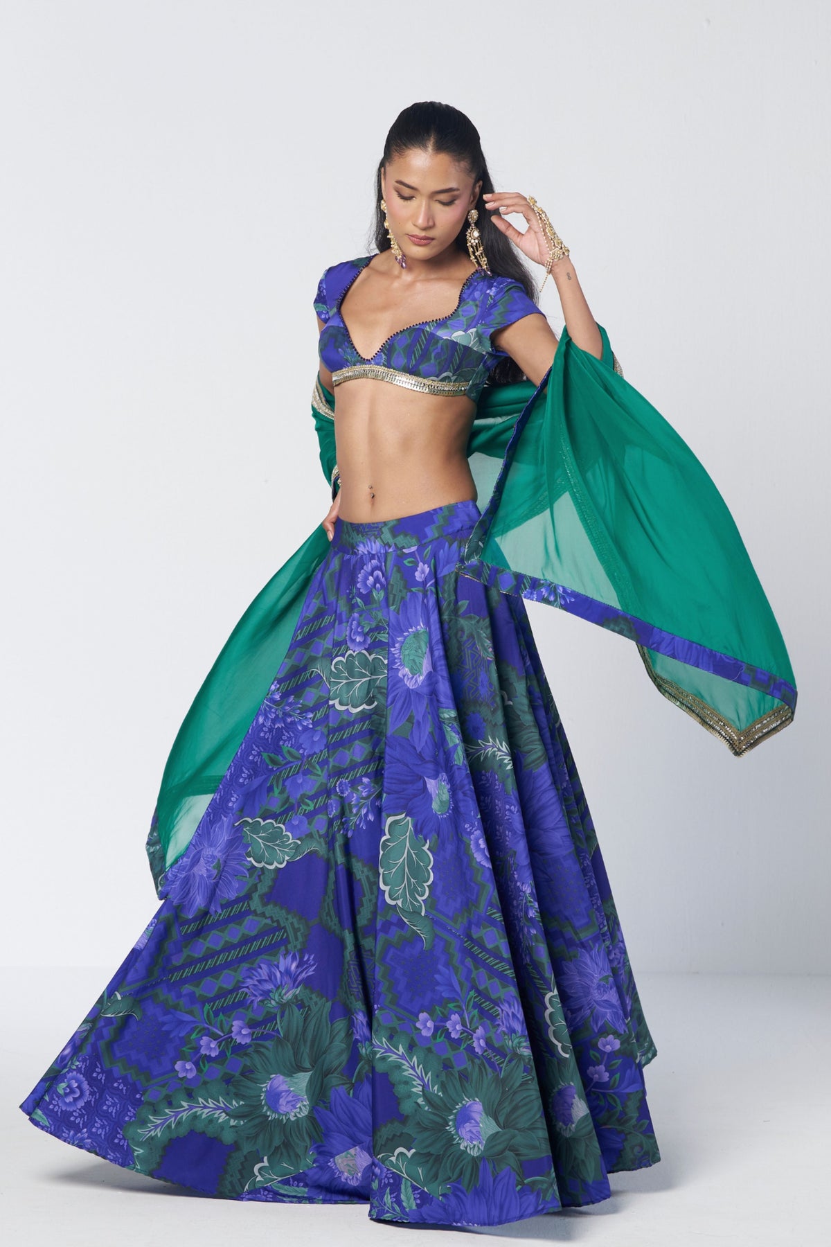 Rimjhim Boho Lehenga Set