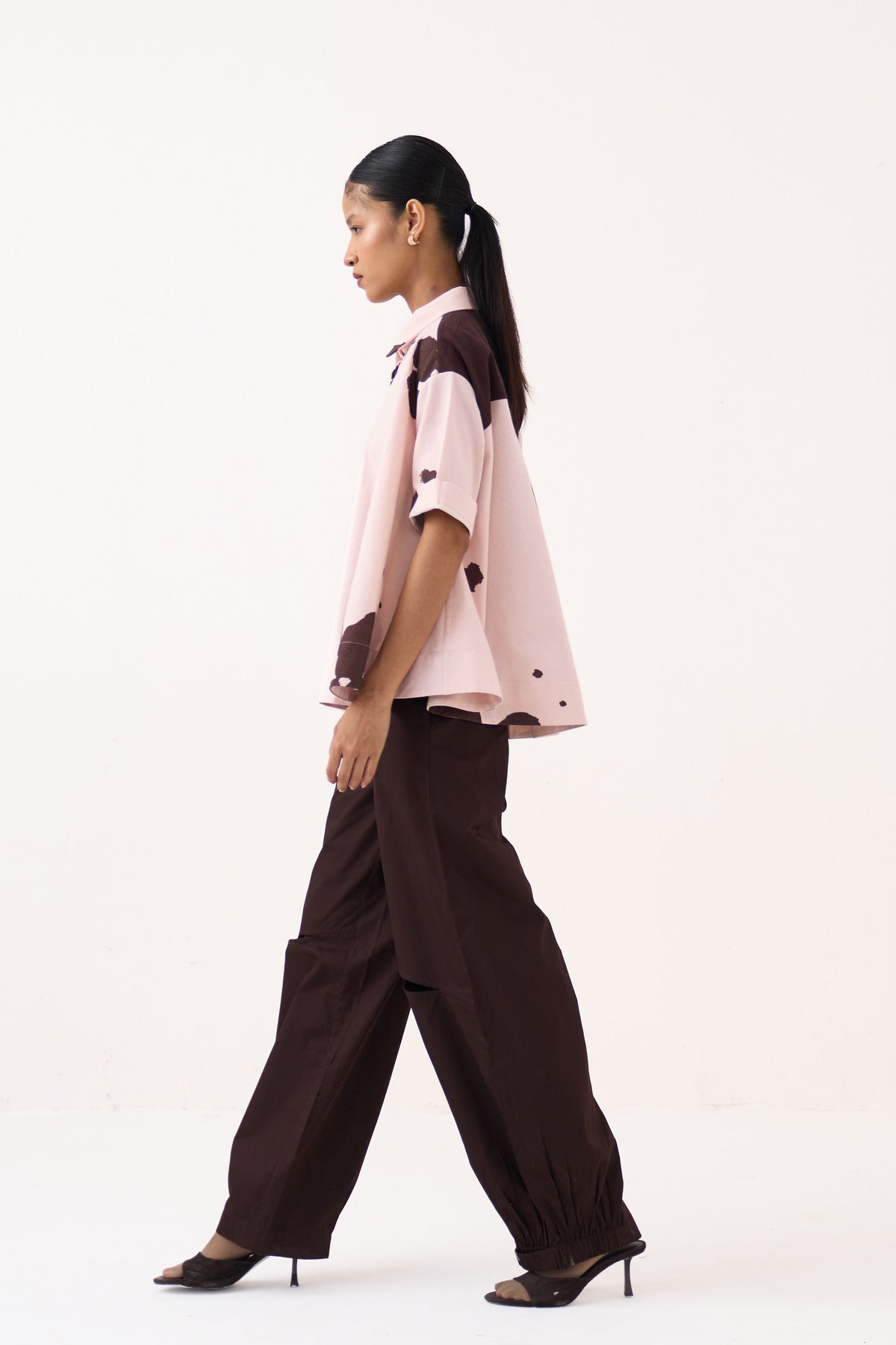 Floral Wide Hem Shirt