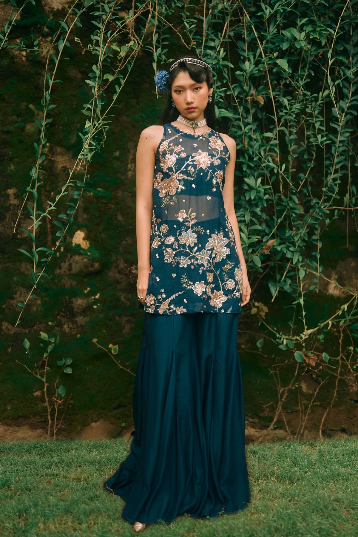 Moonbeam Sharara Set