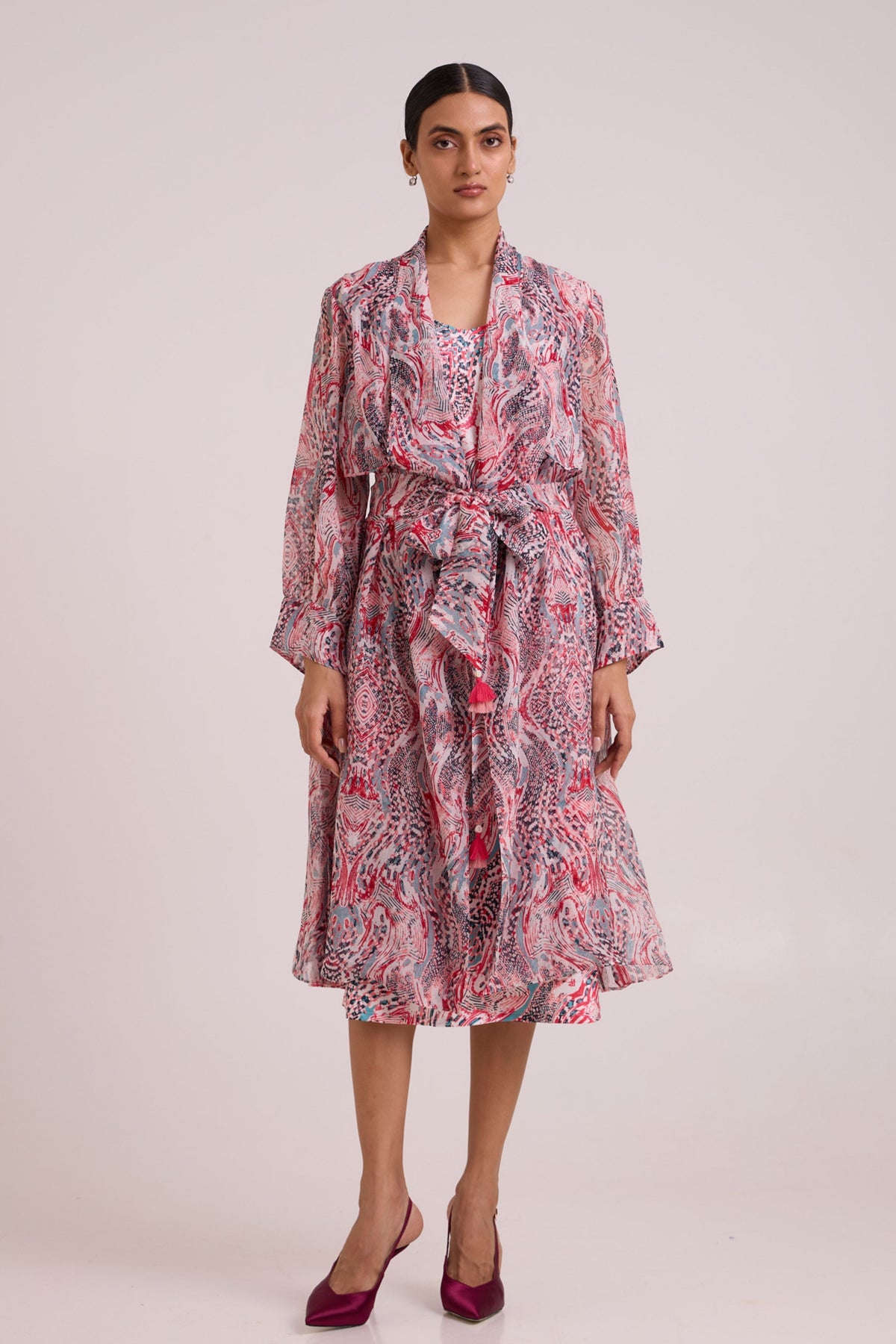 Joanne Buzz Trench Jacket Set