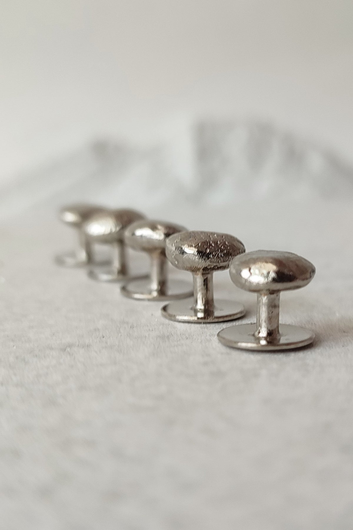 Iris Silver Buttons