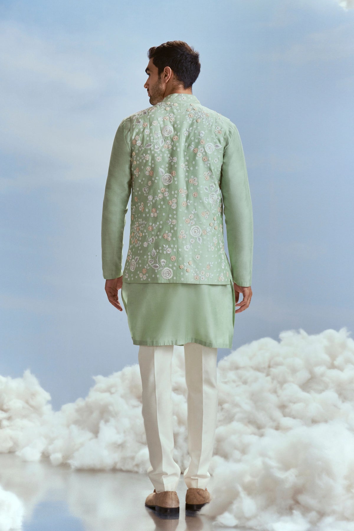 Mint Mehtab Bagh Jaal Bundi Set