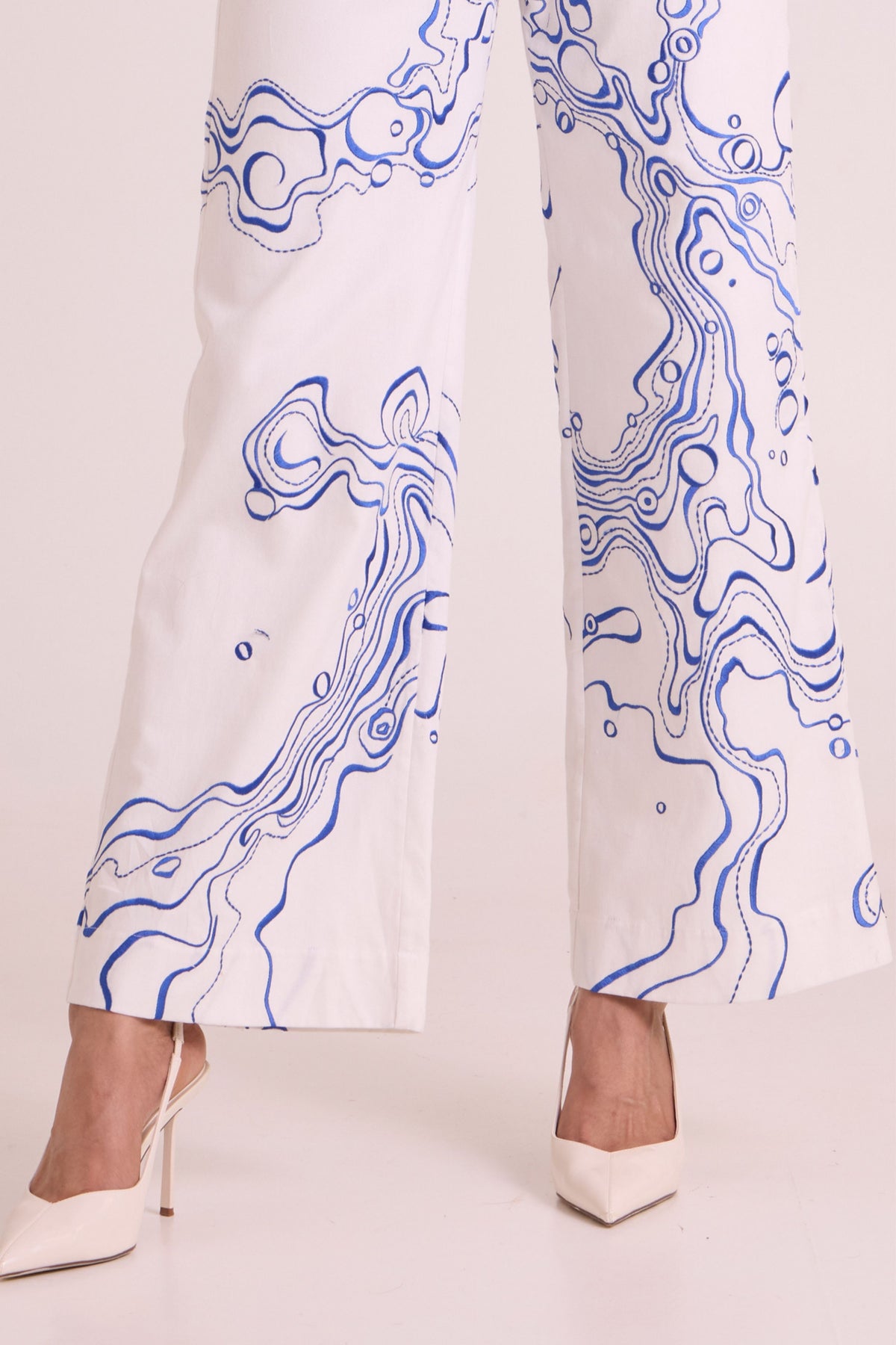 Mikel Blue Tides Co-ord Set