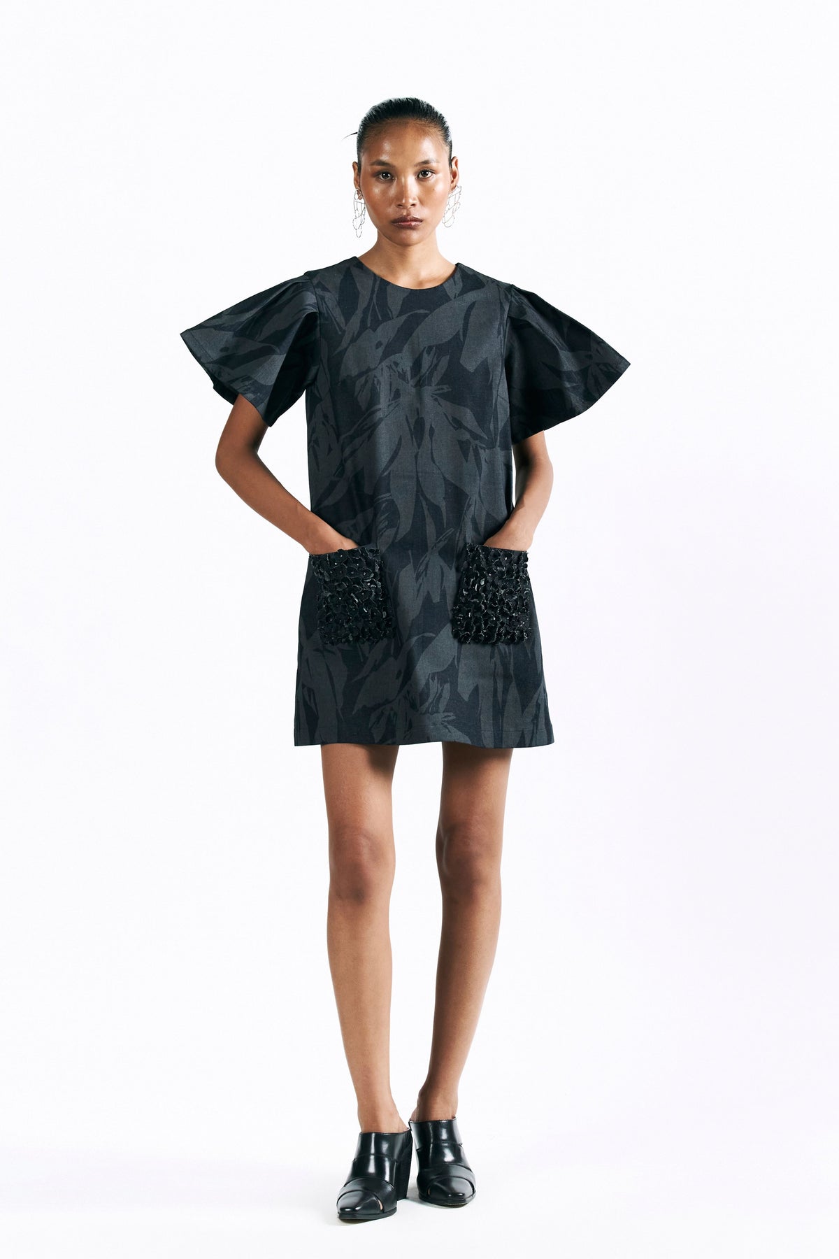 Etched Mini Dress