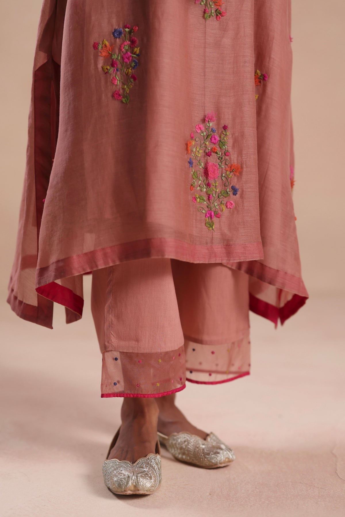 Zeya Copper Kurta Set