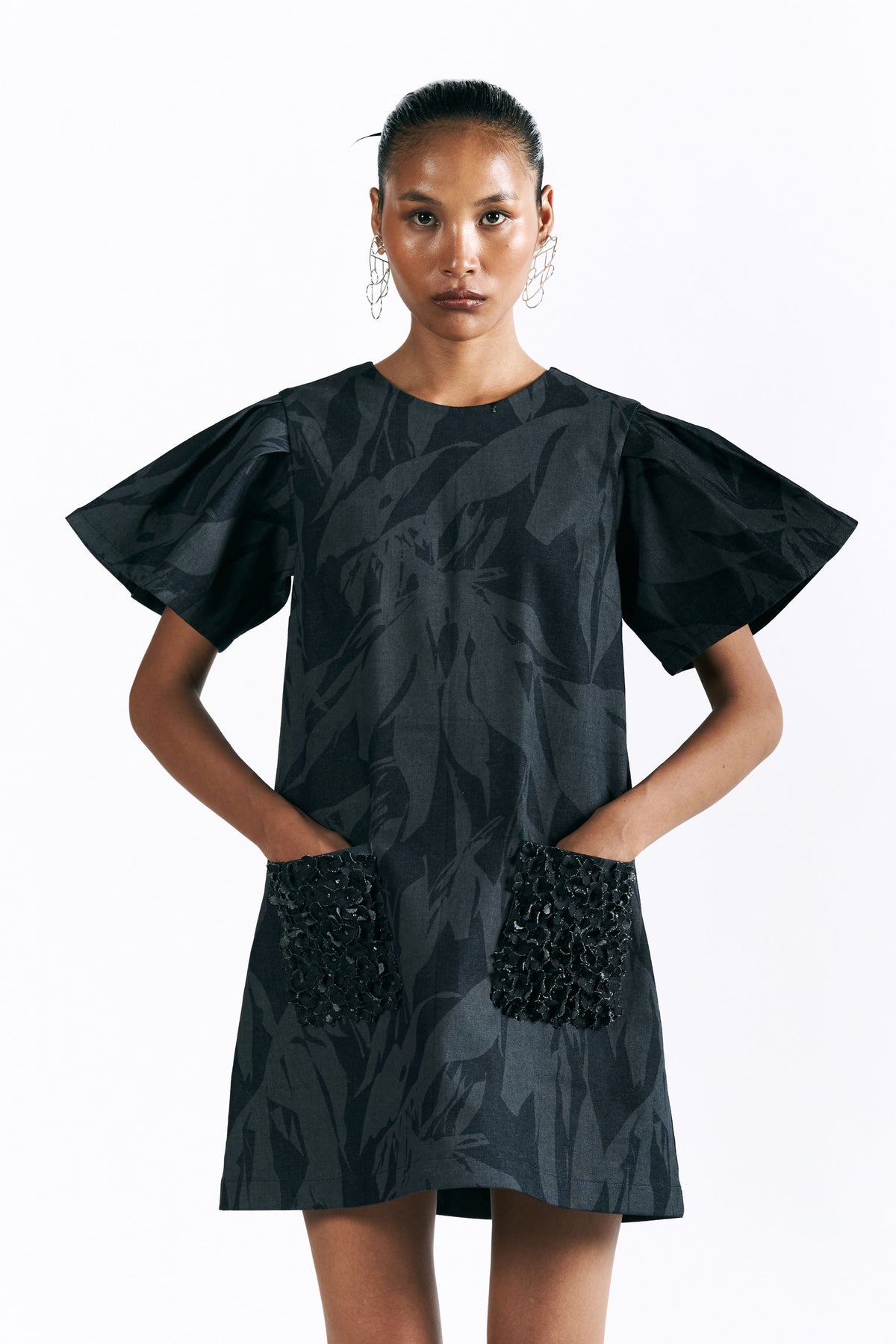 Etched Mini Dress