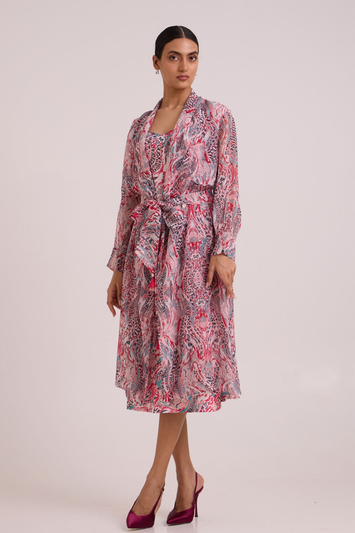 Joanne Buzz Trench Jacket Set