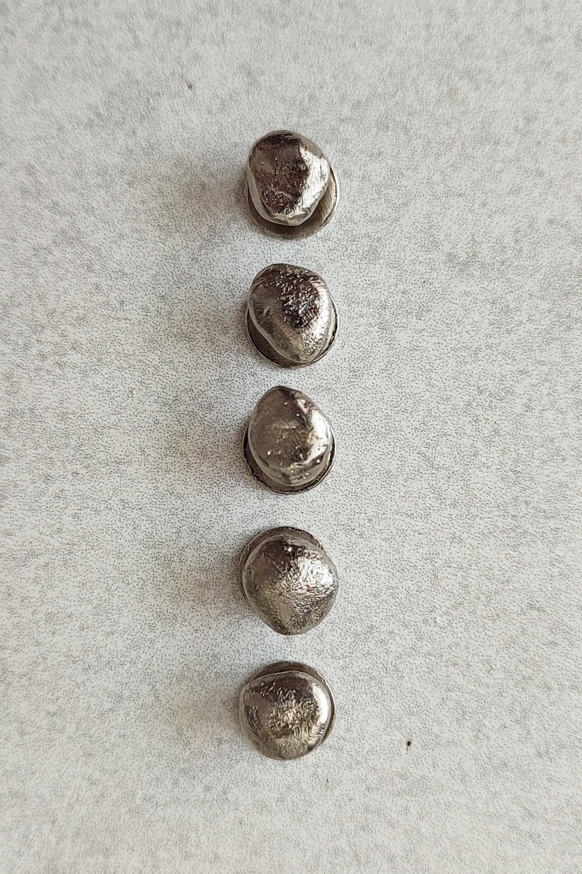 Iris Silver Buttons