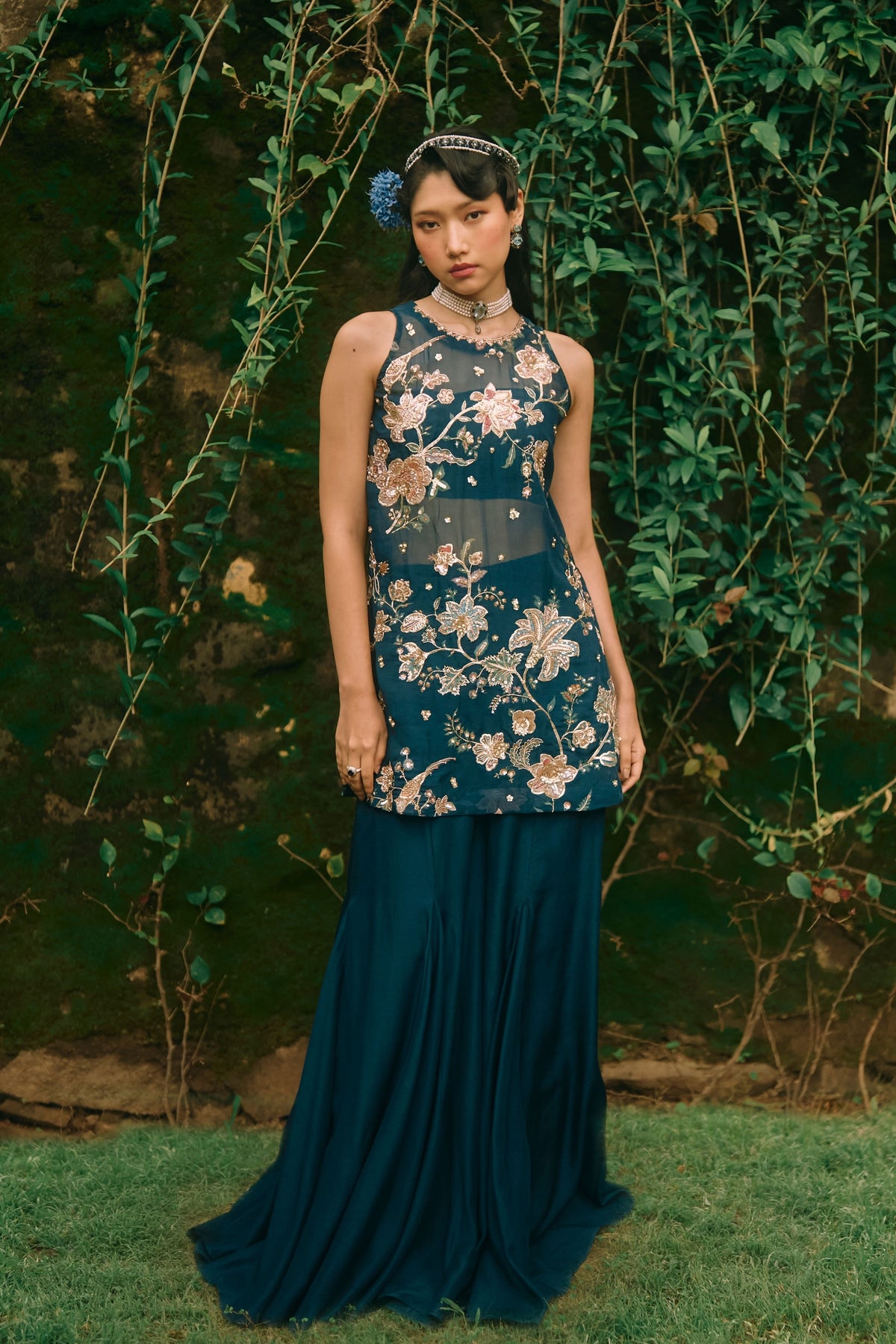 Moonbeam Sharara Set