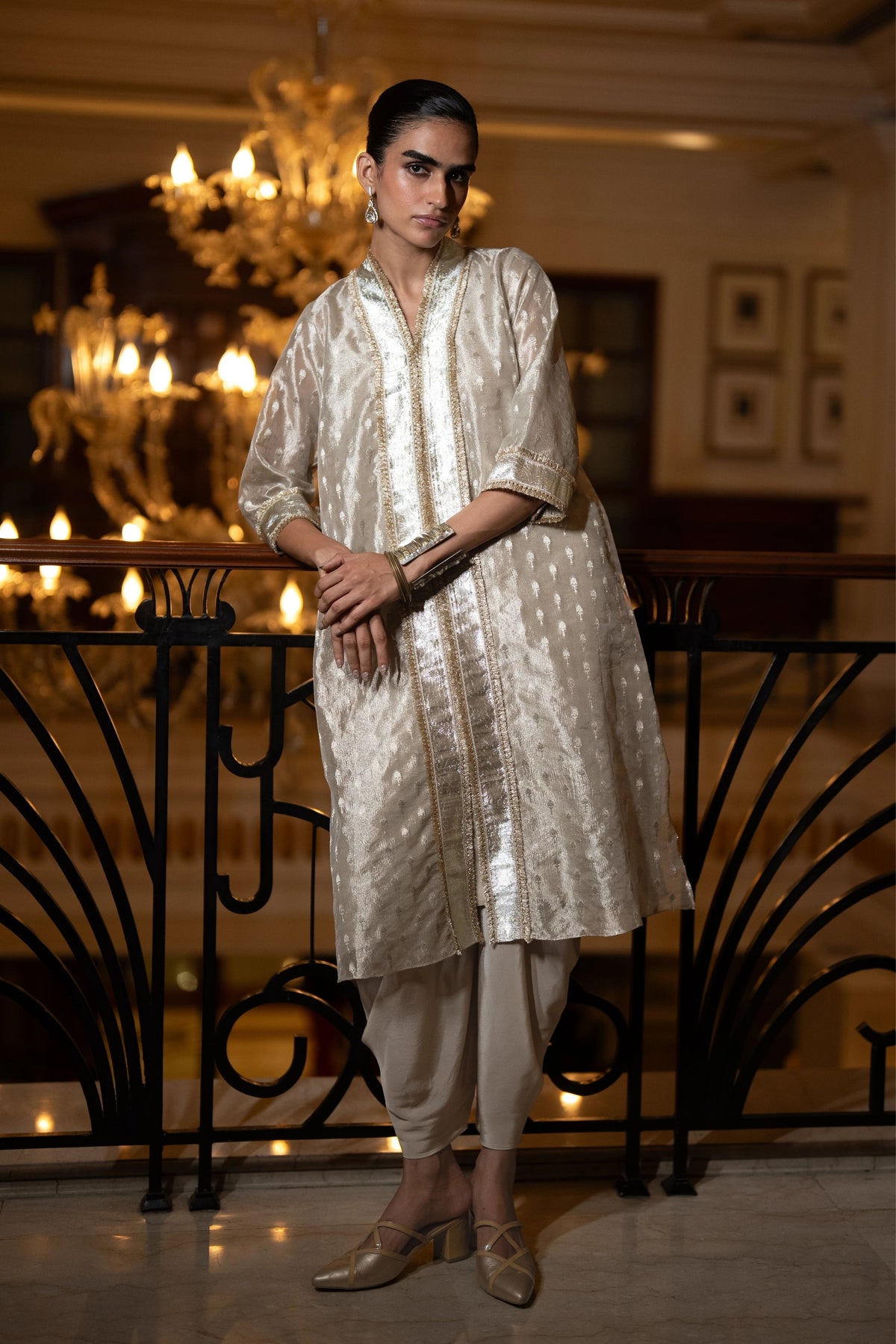 Longline Top & Dhoti Pants