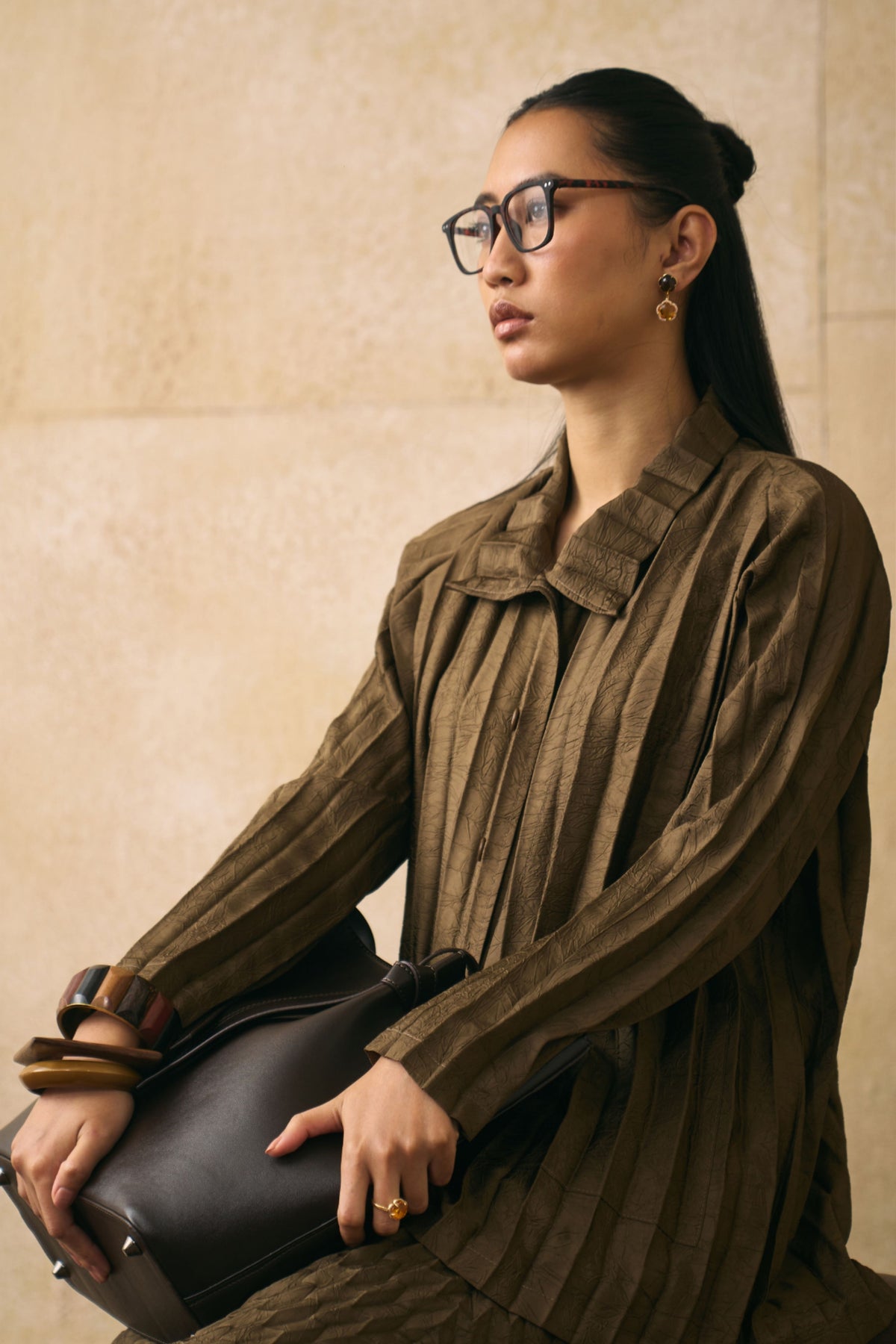 Brown Anatoni Co-ord Set
