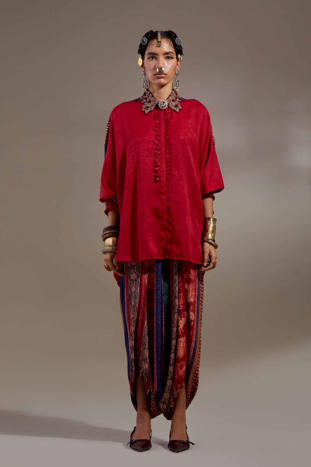Sindoor Mandala Shirt Set