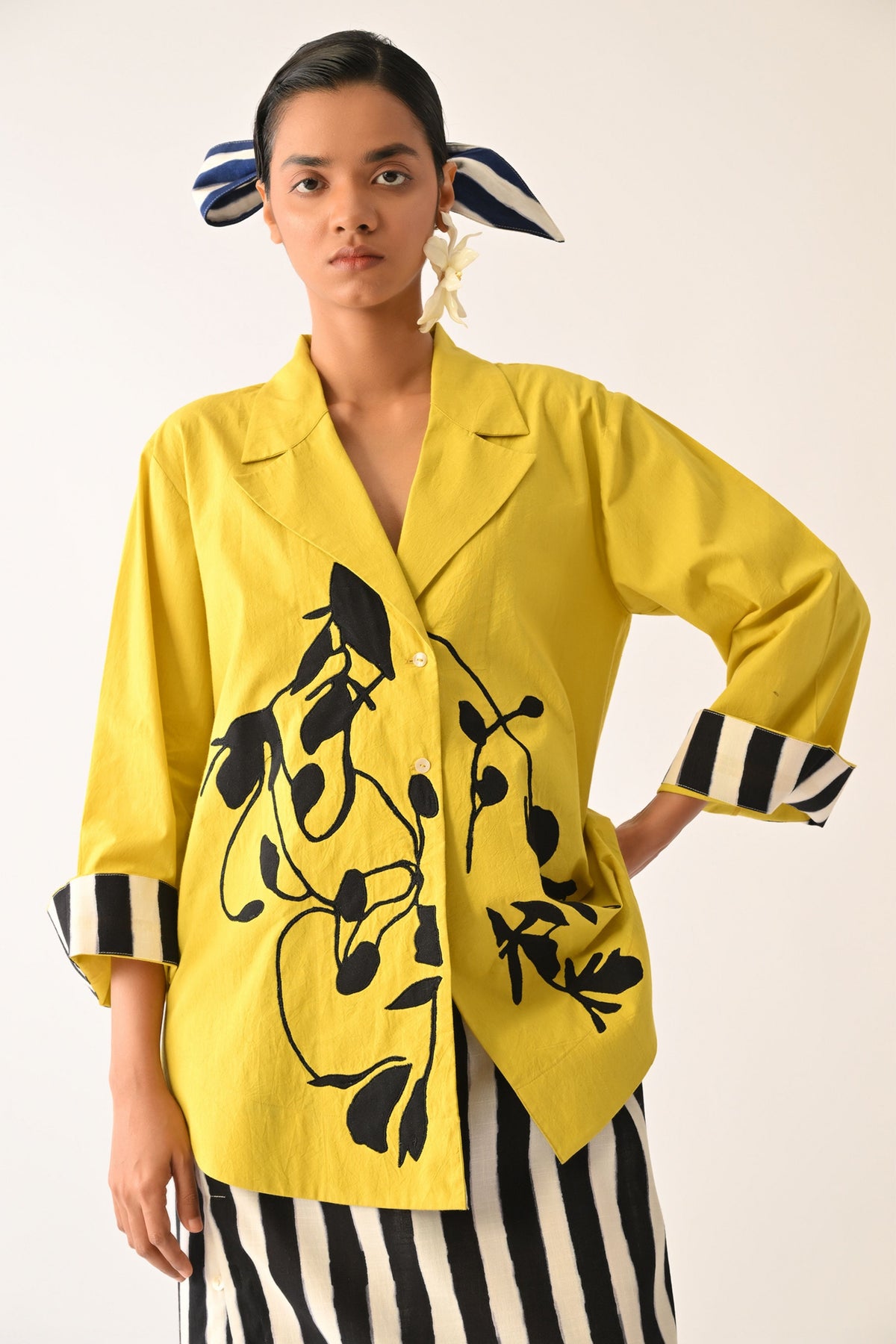 Mono Citrus Applique Jacket