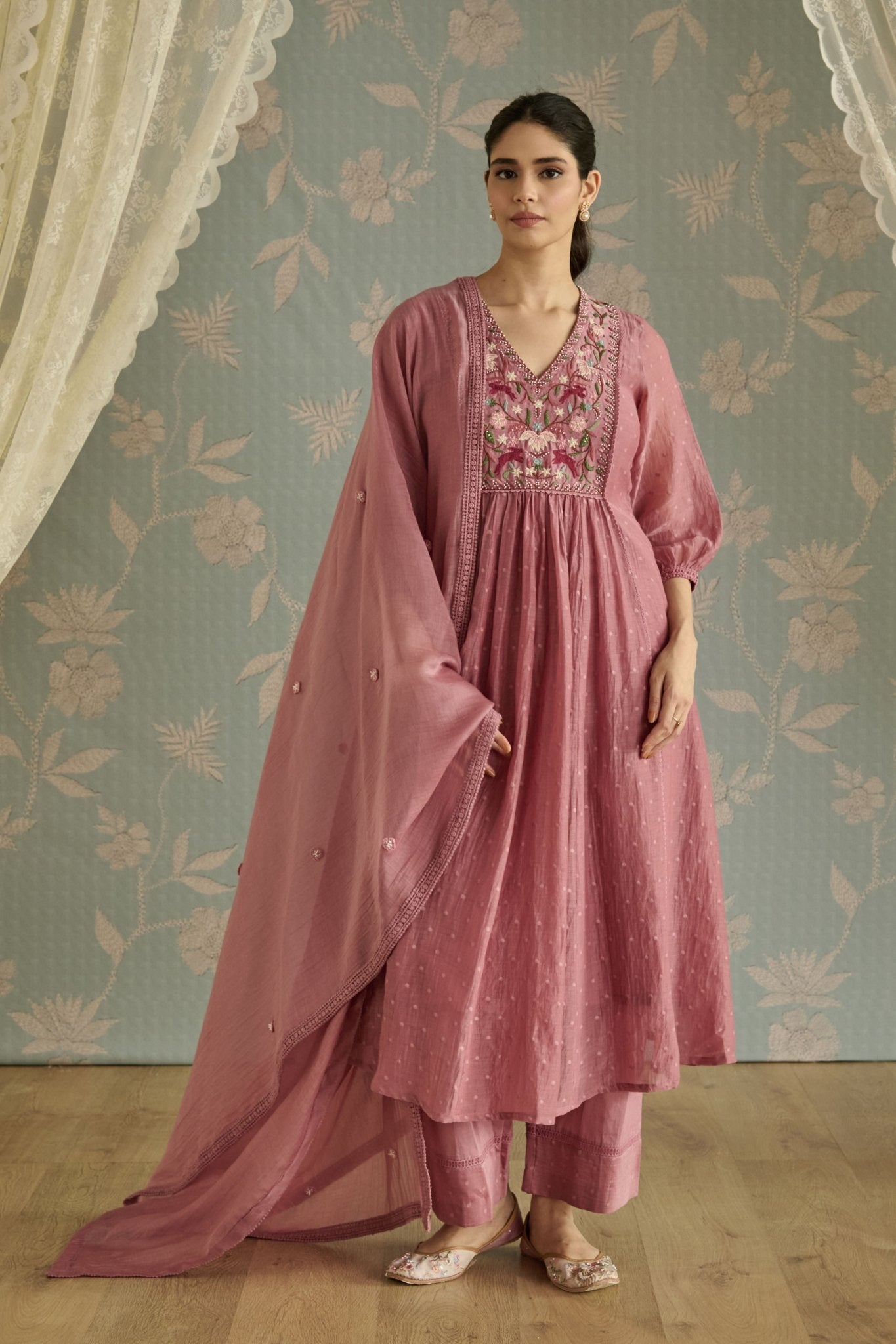 Blush Zella Kurta Set - Kritika Dawar - Elahe