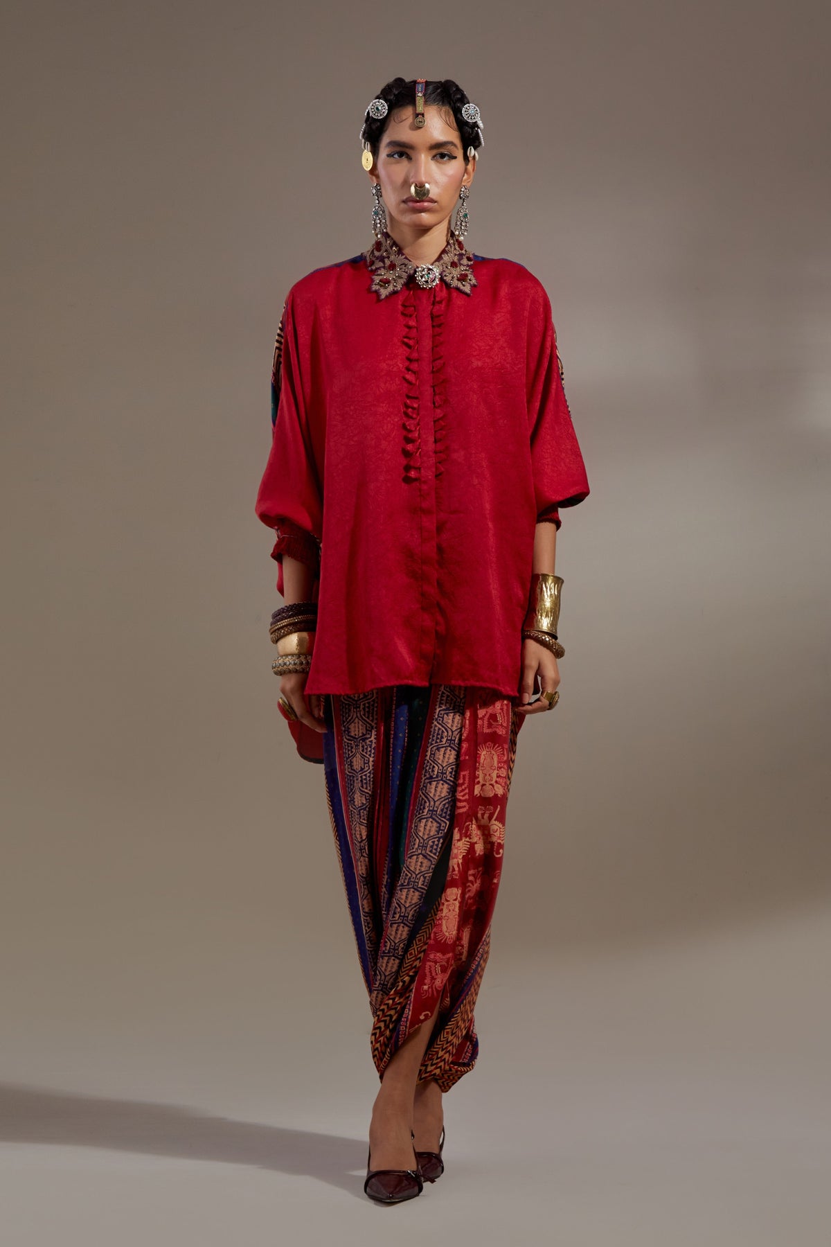 Sindoor Mandala Shirt Set