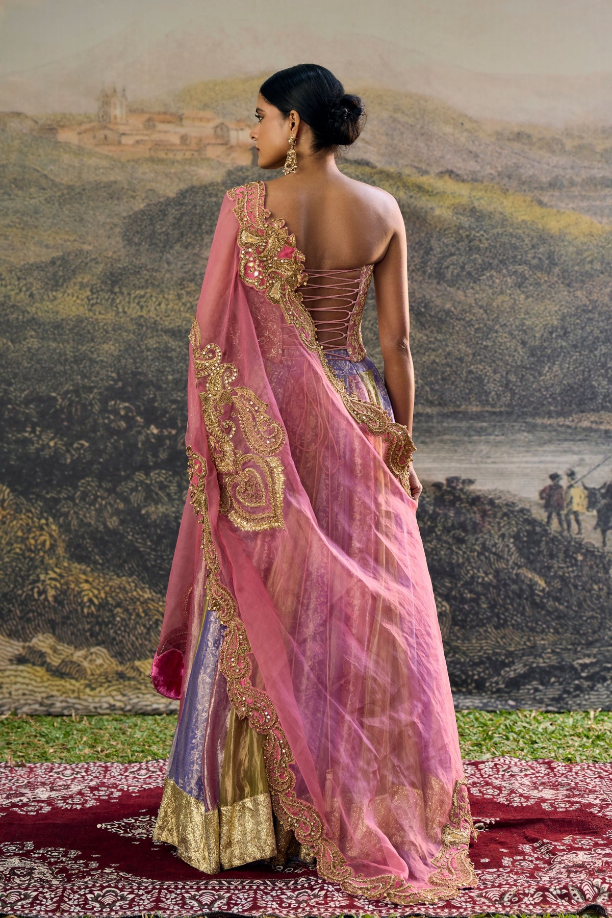 Rangoli Zari Lehenga Set