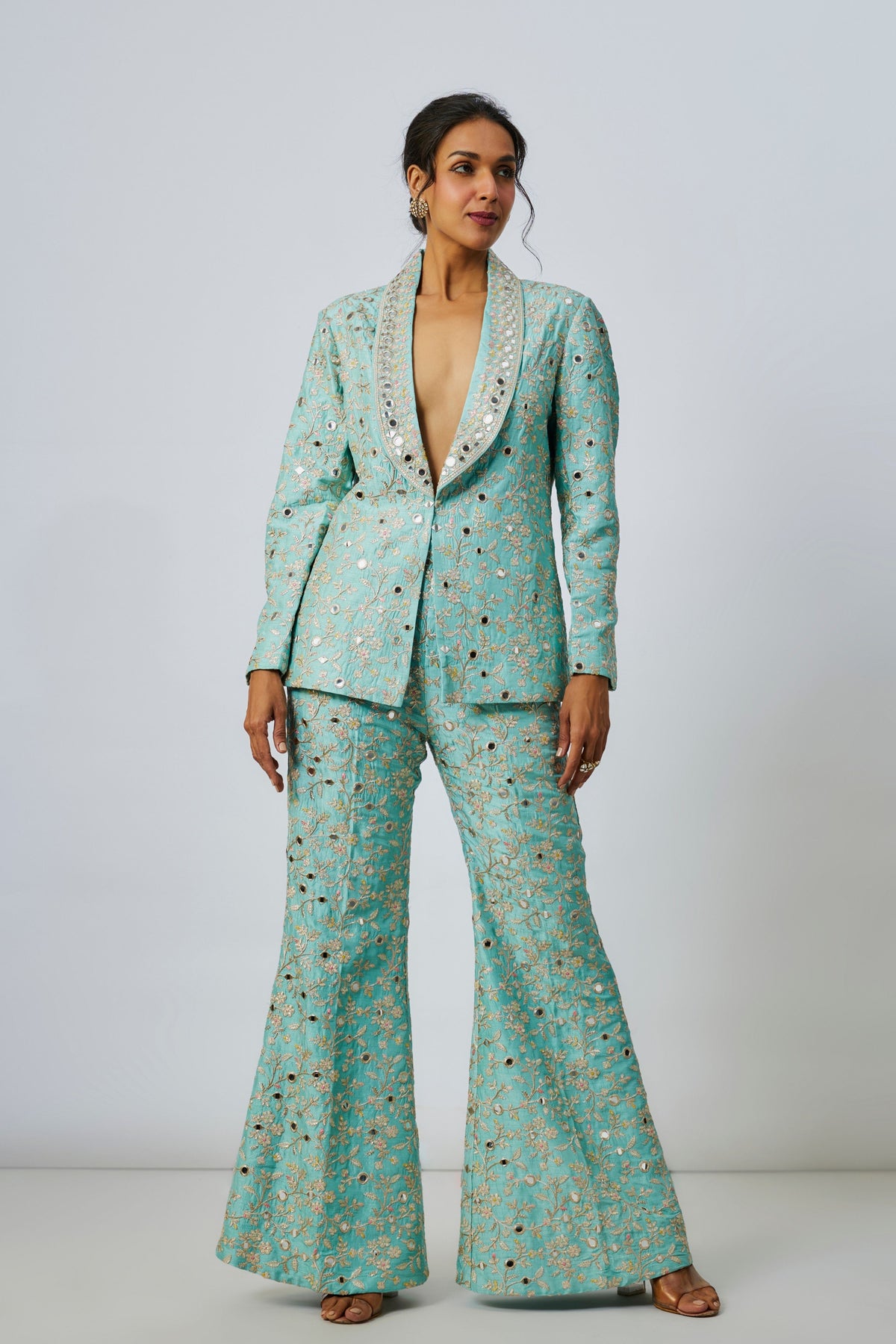 Blue Sanura Jacket Set