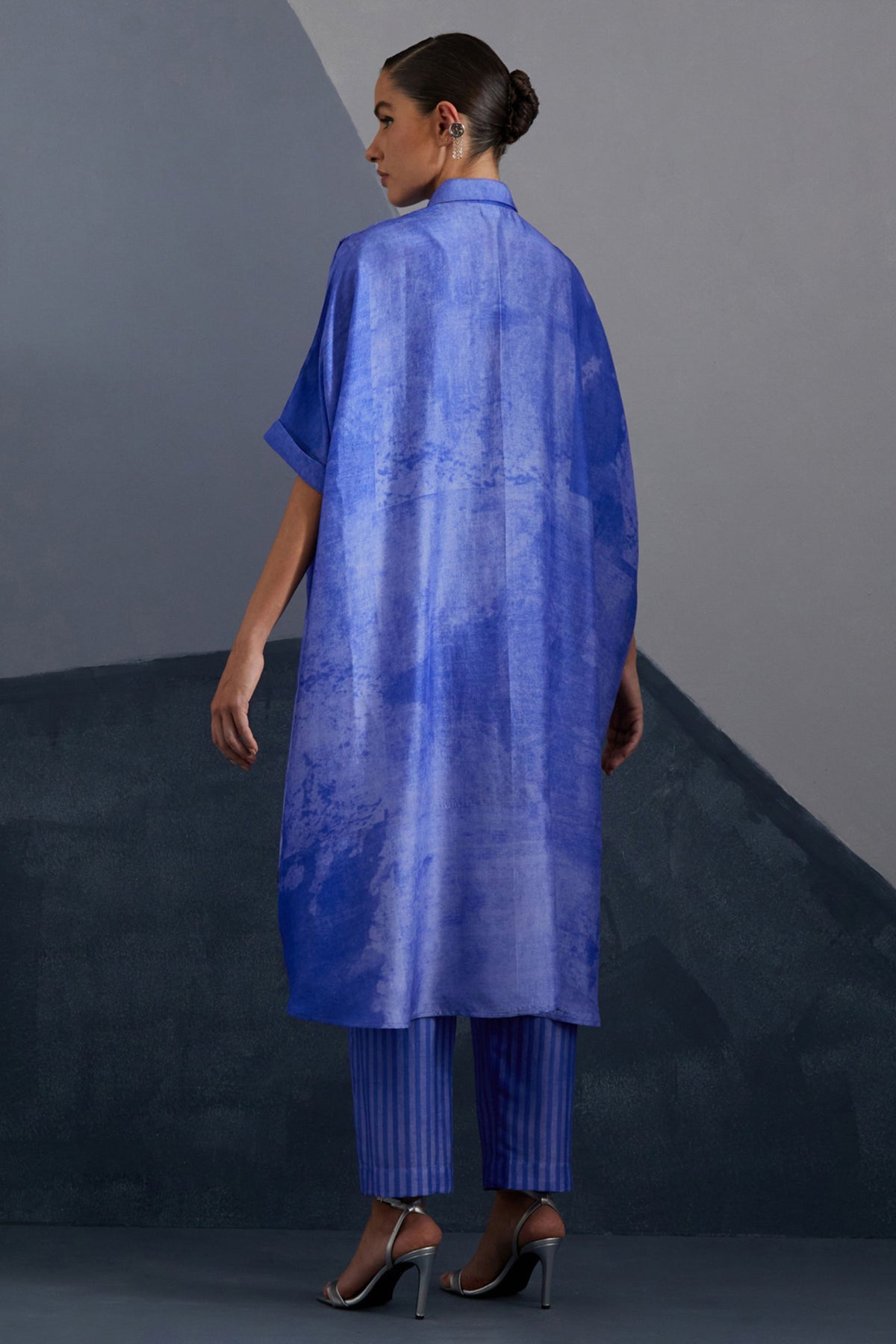 Vineyard Blue Kaftan Set