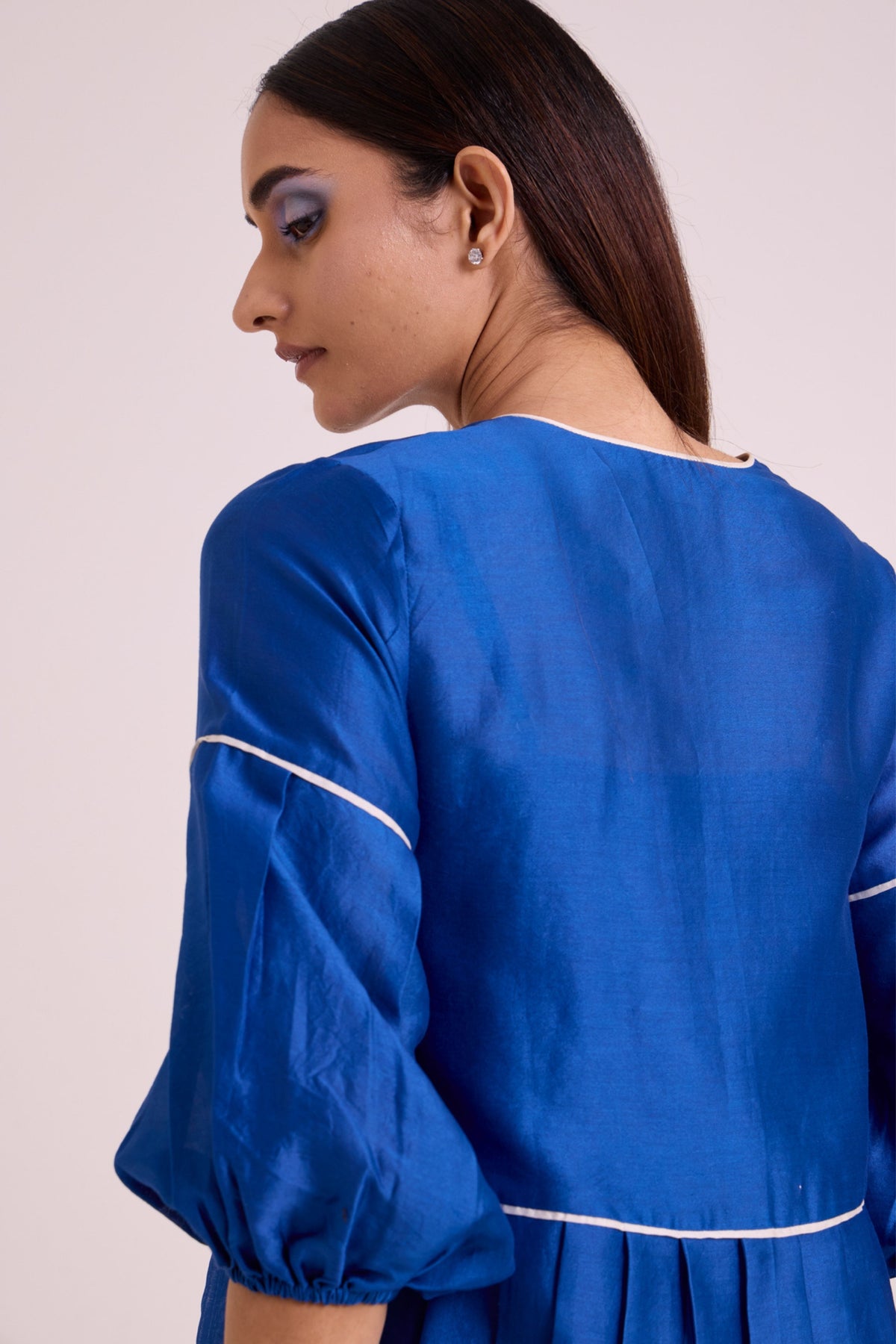 Mikel Blue Tides Co-ord Set