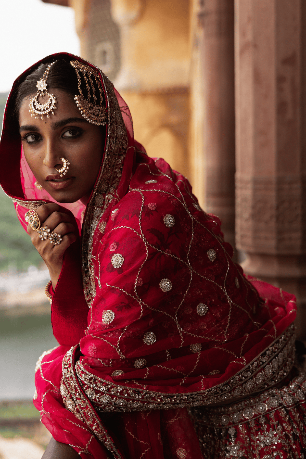 Empress Red Bridal Lehenga