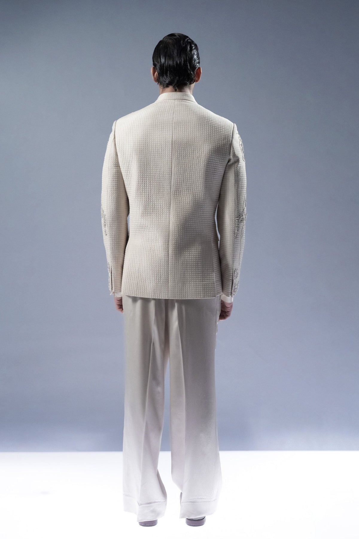 Pearl Cascade Bandhgala Set