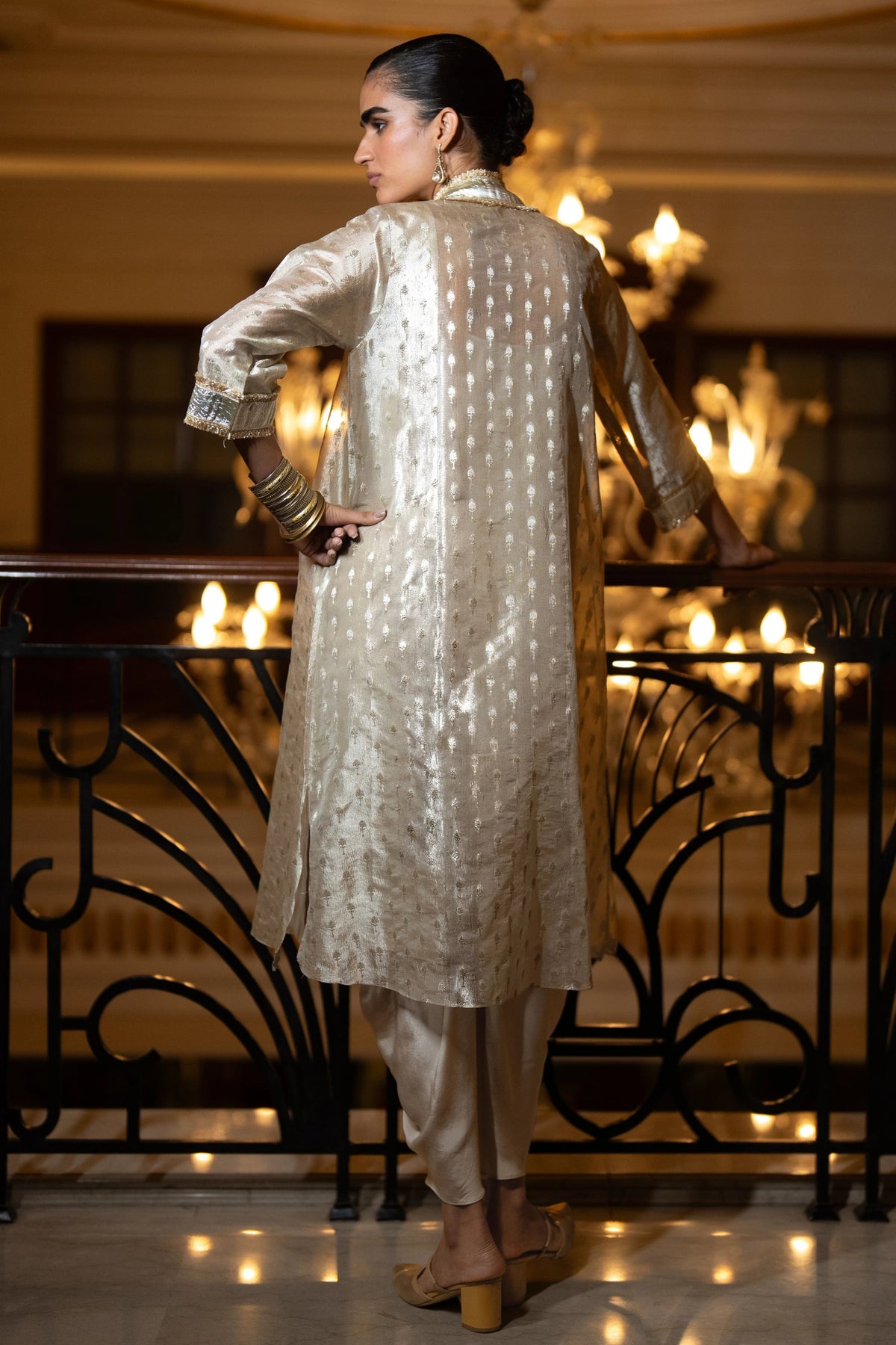Longline Top & Dhoti Pants