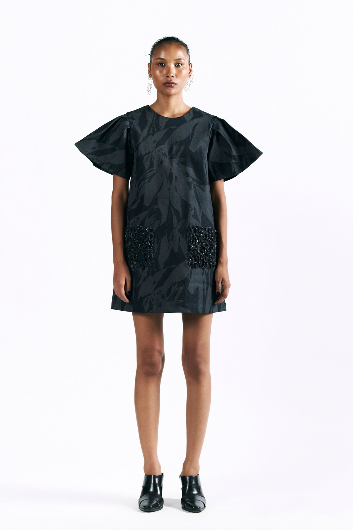 Etched Mini Dress