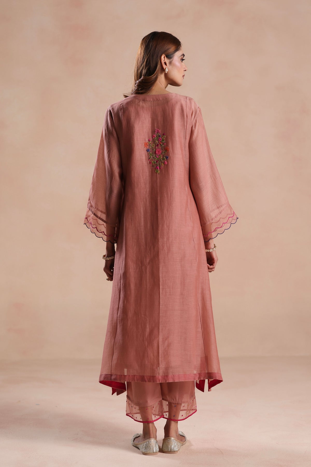 Zeya Copper Kurta Set